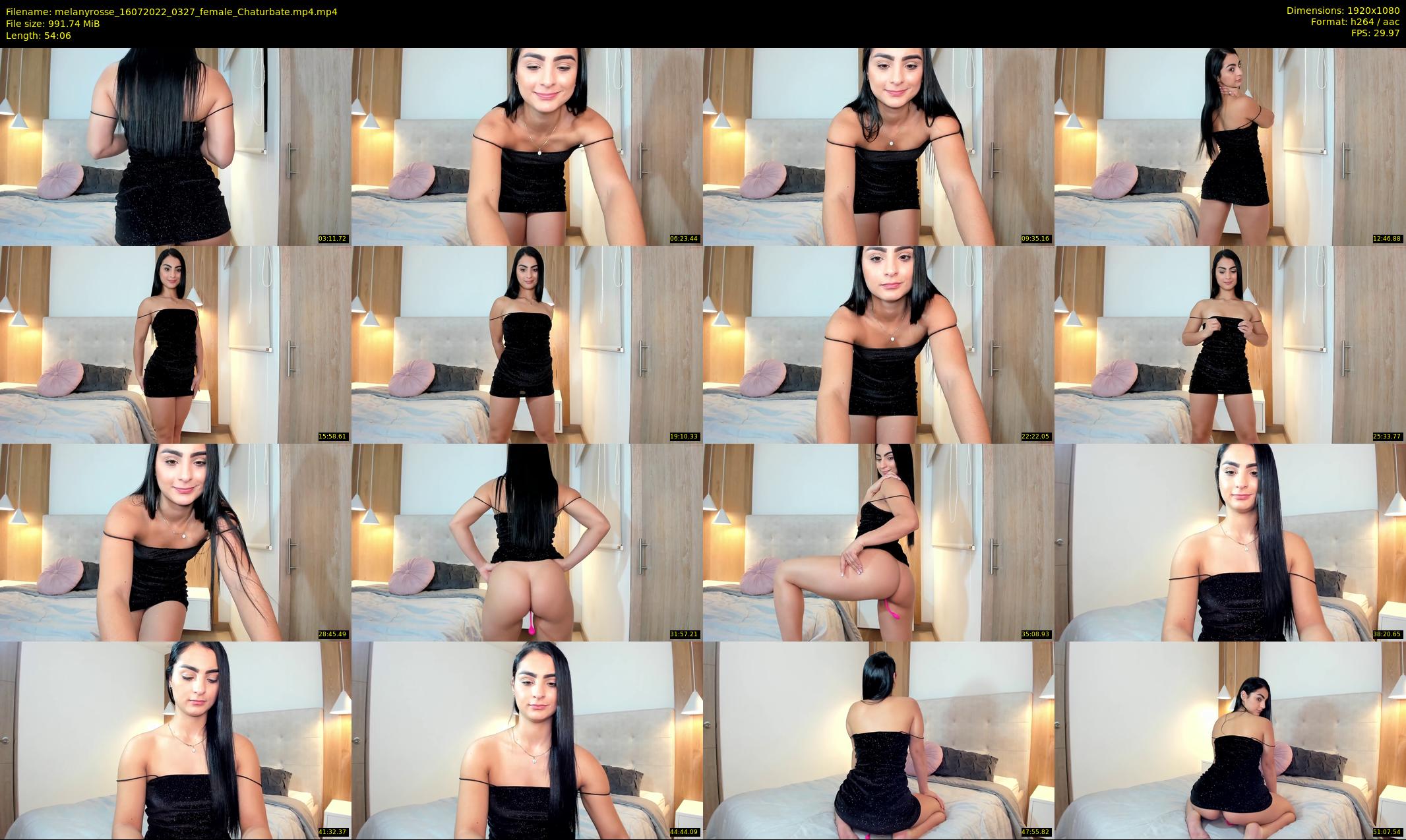 melanyrosse — 55 minute Chaturbate female cam show recording, 1080p, Jul 16, 2022