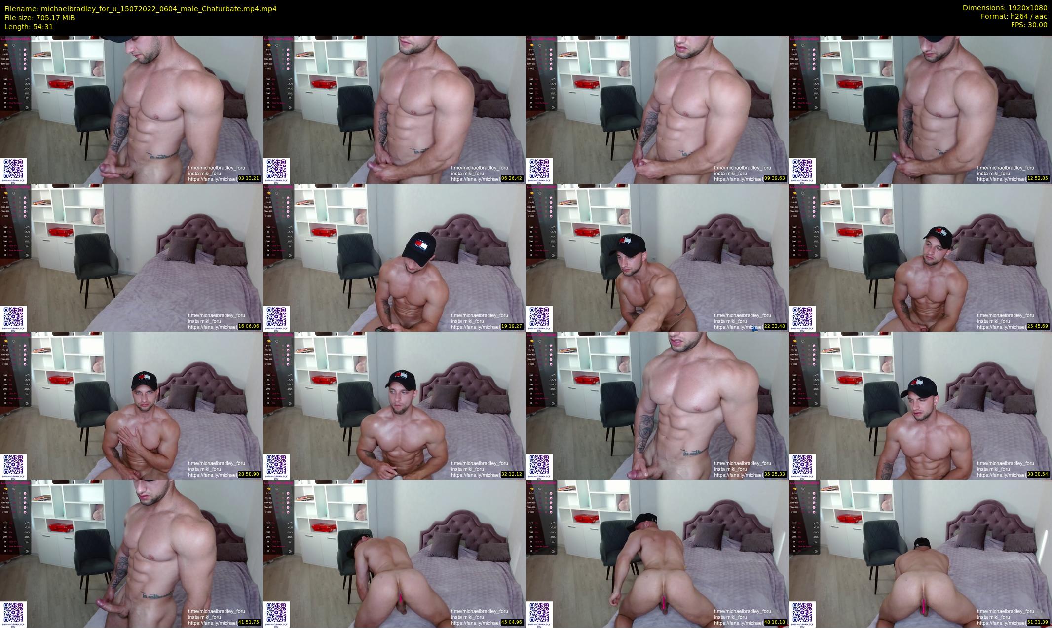 michaelbradley_for_u — 55 minute Chaturbate male cam show recording, 1080p, Jul 15, 2022