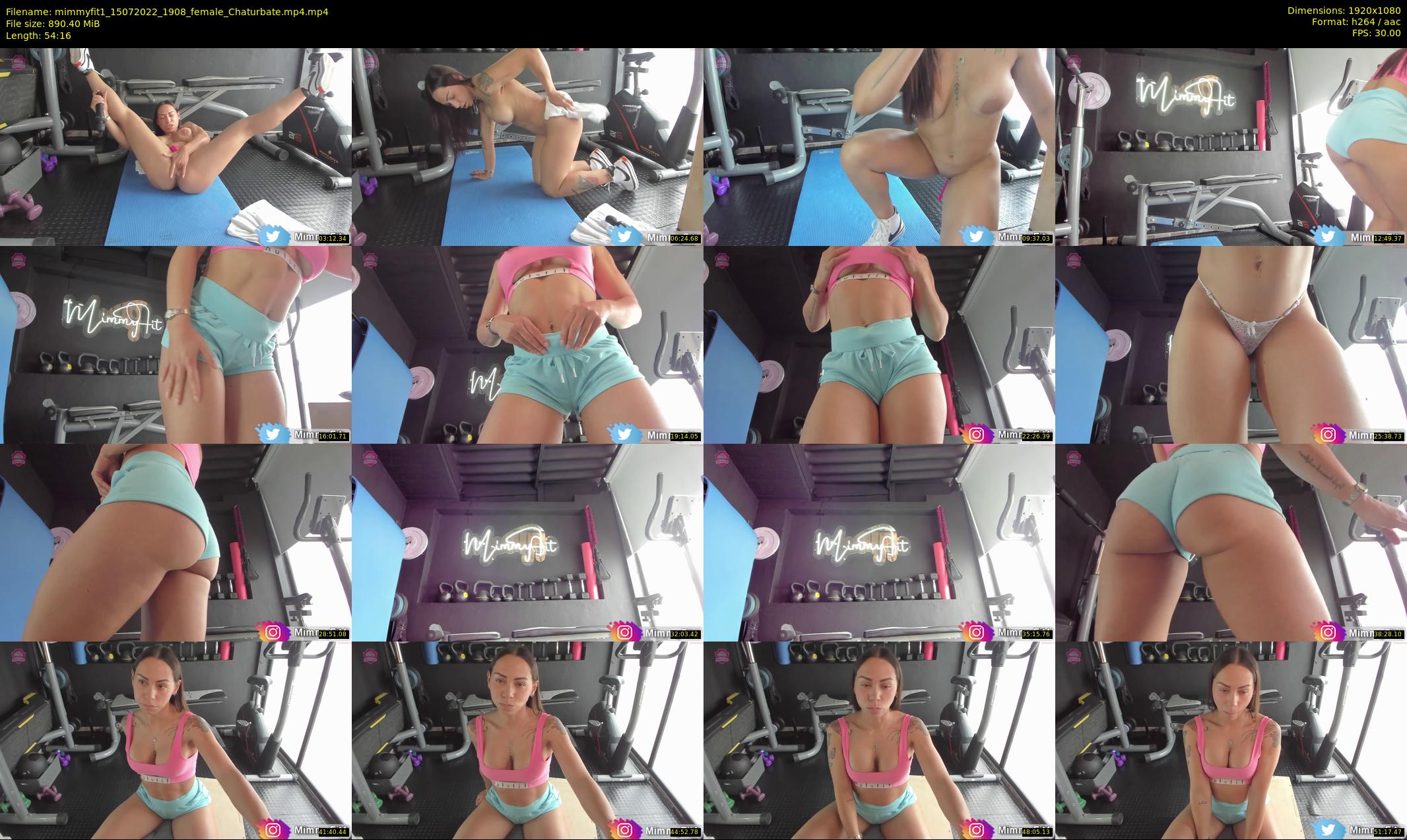 mimmyfit1 — 55 minute Chaturbate female cam show recording, 1080p, Jul 15, 2022