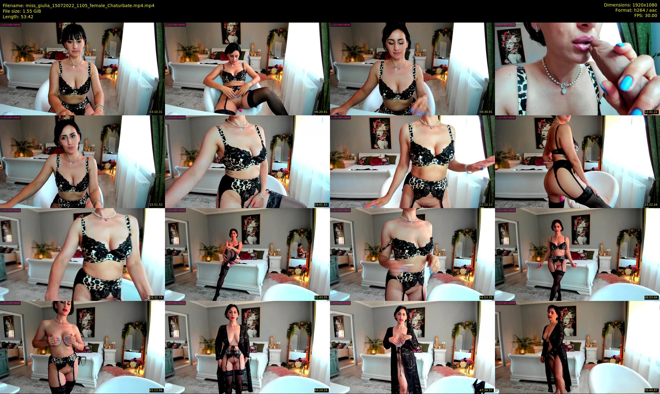 miss_giulia — 54 minute Chaturbate female cam show recording, 1080p, Jul 15, 2022