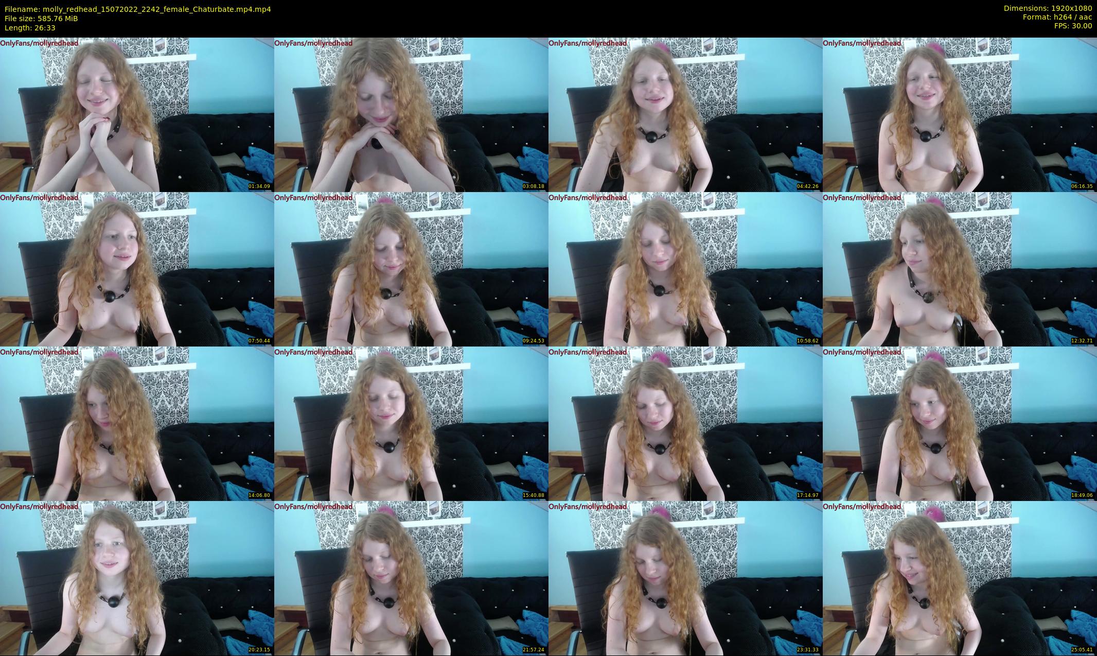 molly_redhead — 27 minute Chaturbate female cam show recording, 1080p, Jul 15, 2022