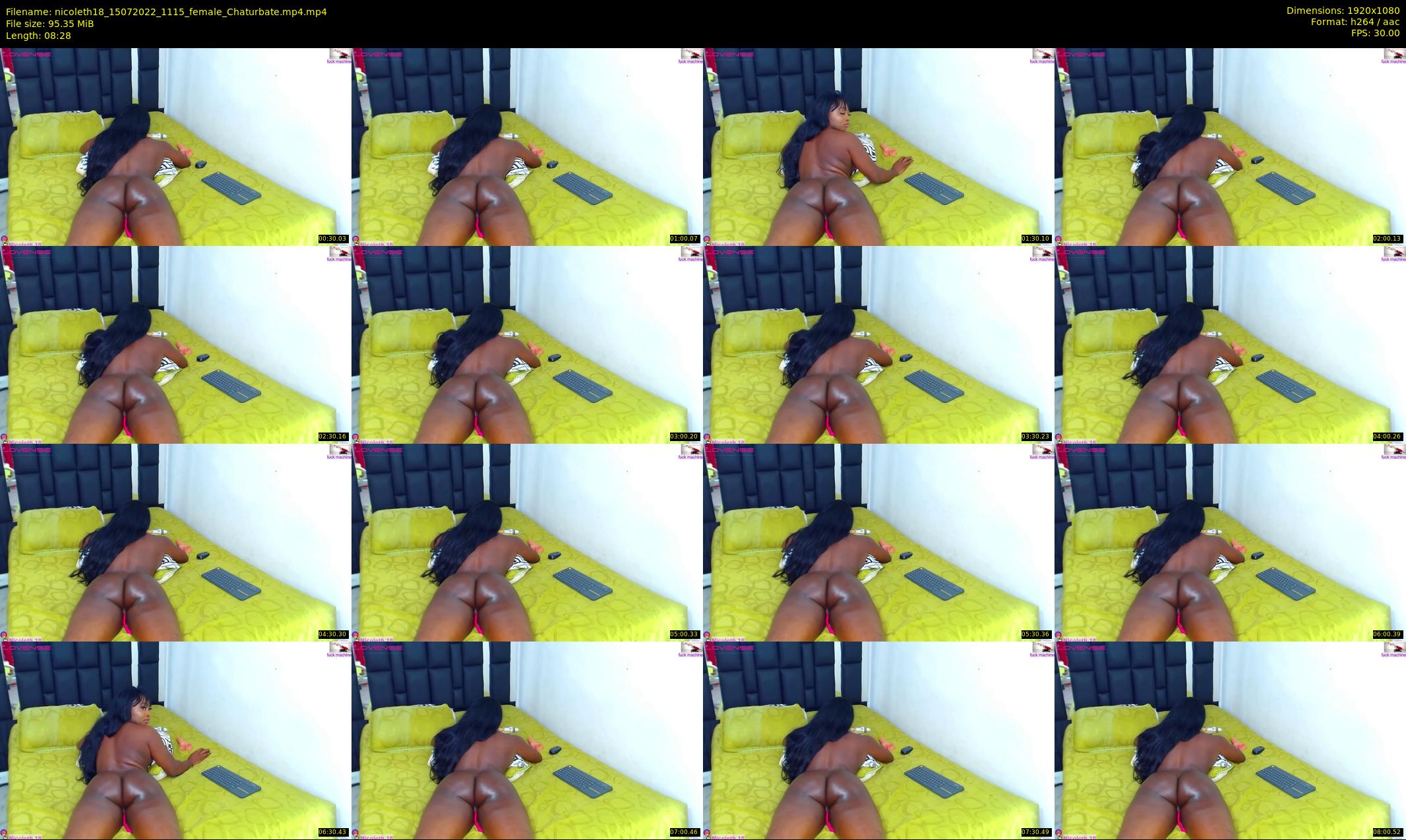 nicoleth18 — 9 minute Chaturbate female cam show recording, 1080p, Jul 15, 2022