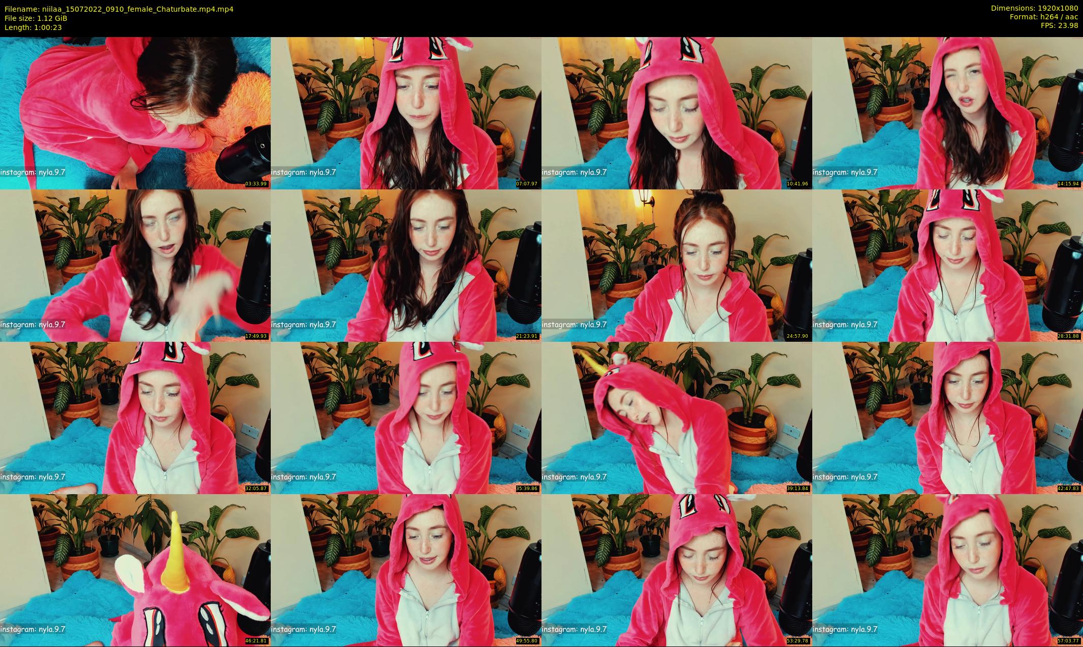 niilaa — 61 minute Chaturbate female cam show recording, 1080p, Jul 15, 2022