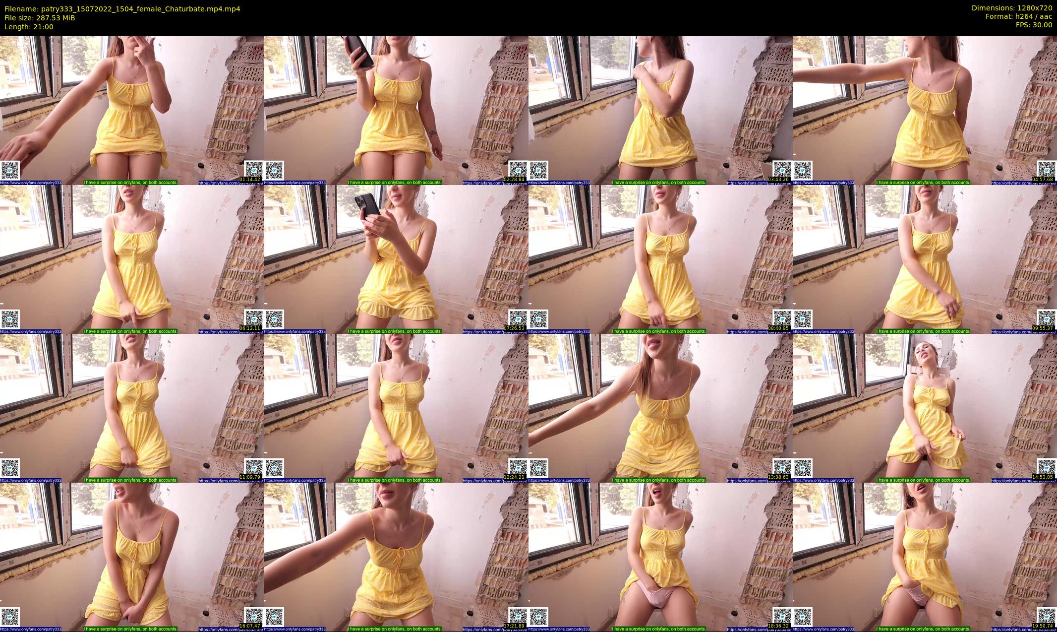 patry333 — 21 minute Chaturbate female cam show recording, 720p, Jul 15, 2022