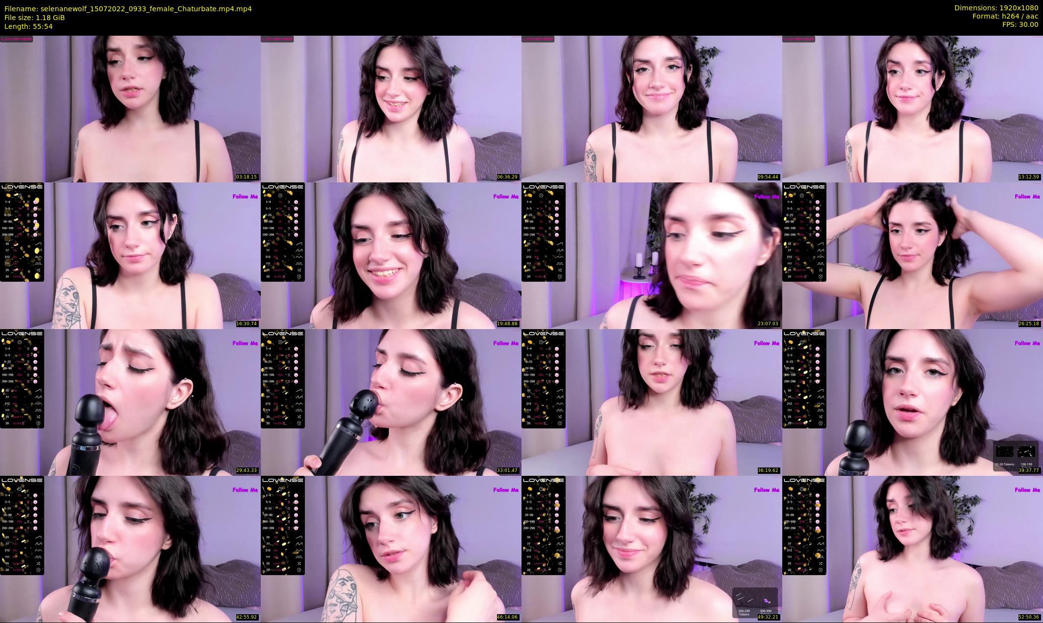 selenanewolf — 56 minute Chaturbate couple cam show recording, 1080p, Jul 15, 2022