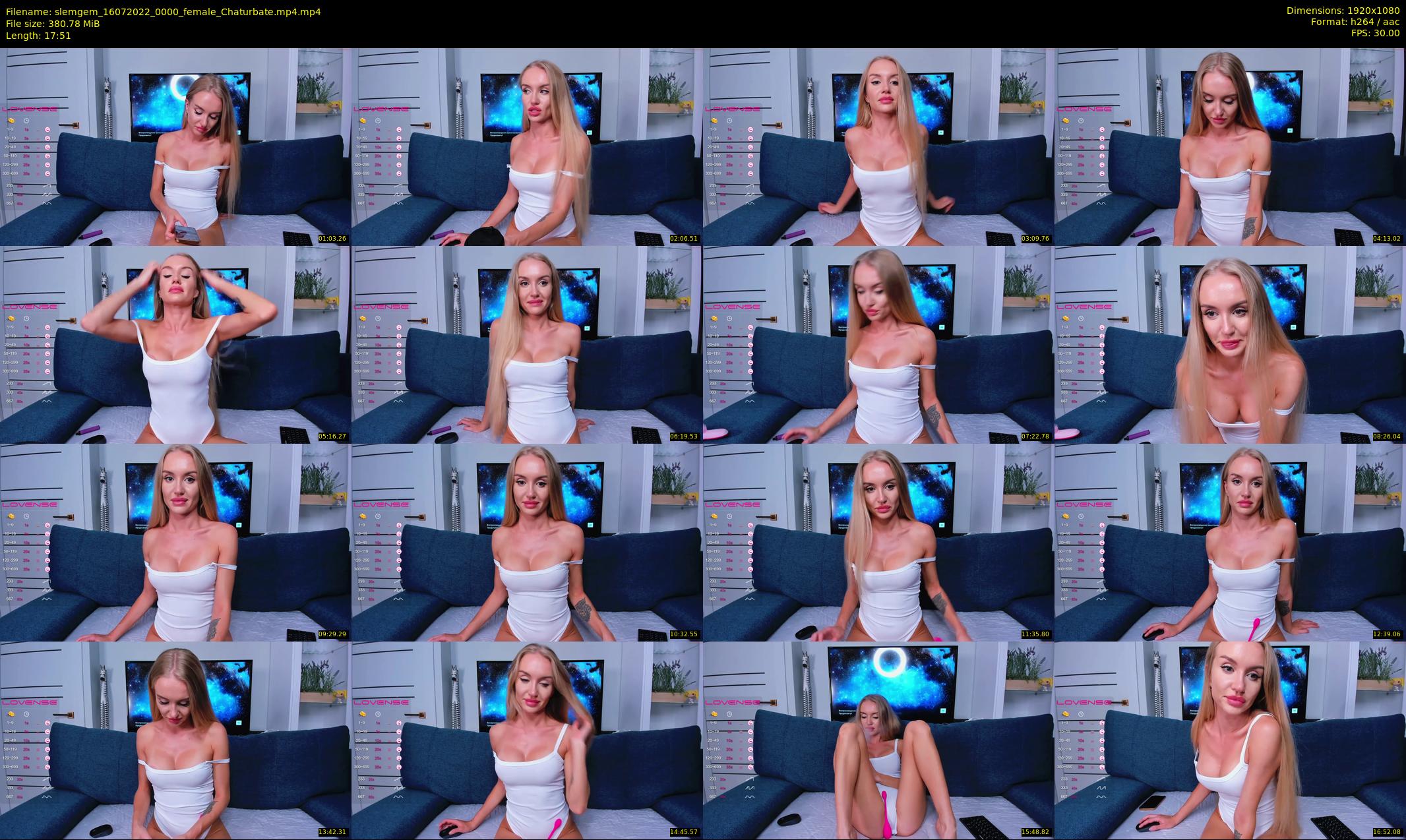 slemgem — 18 minute Chaturbate couple cam show recording, 1080p, Jul 16, 2022