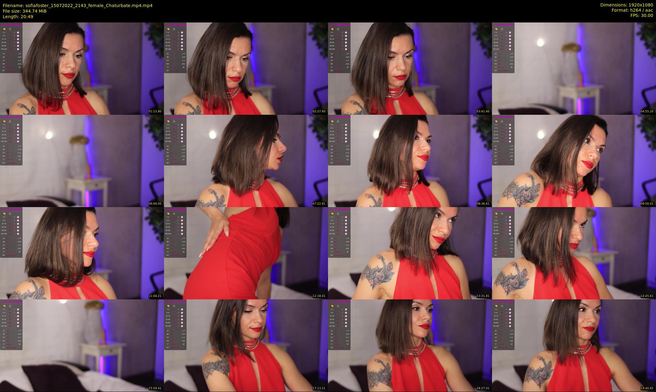 sofiafoster — 21 minute Chaturbate female cam show recording, 1080p, Jul 15, 2022