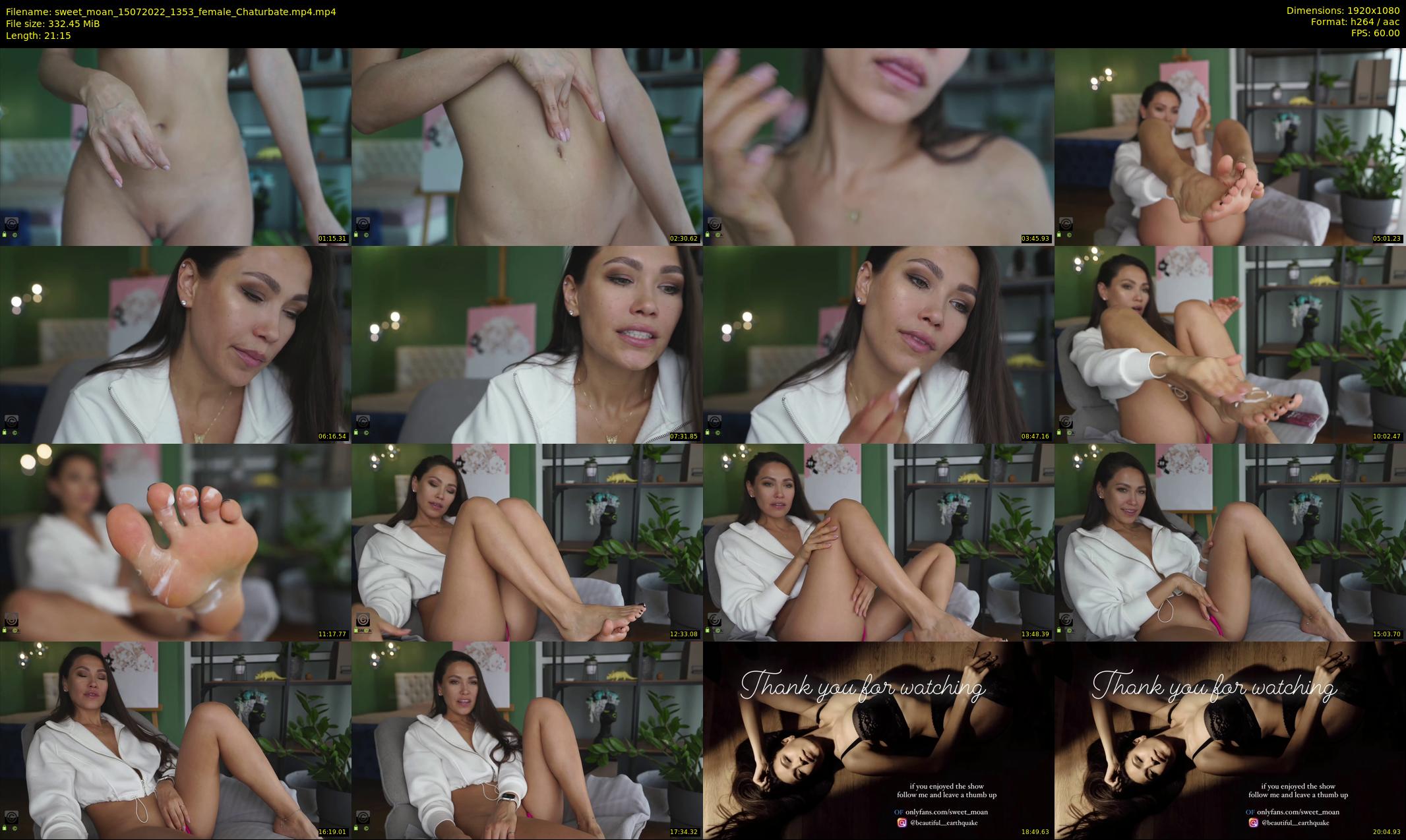 sweet_moan — 22 minute Chaturbate female cam show recording, 1080p, Jul 15, 2022