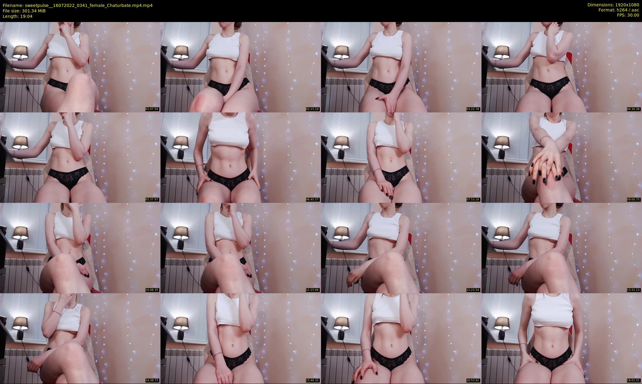 sweetpulse_ — 20 minute Chaturbate female cam show recording, 1080p, Jul 16, 2022