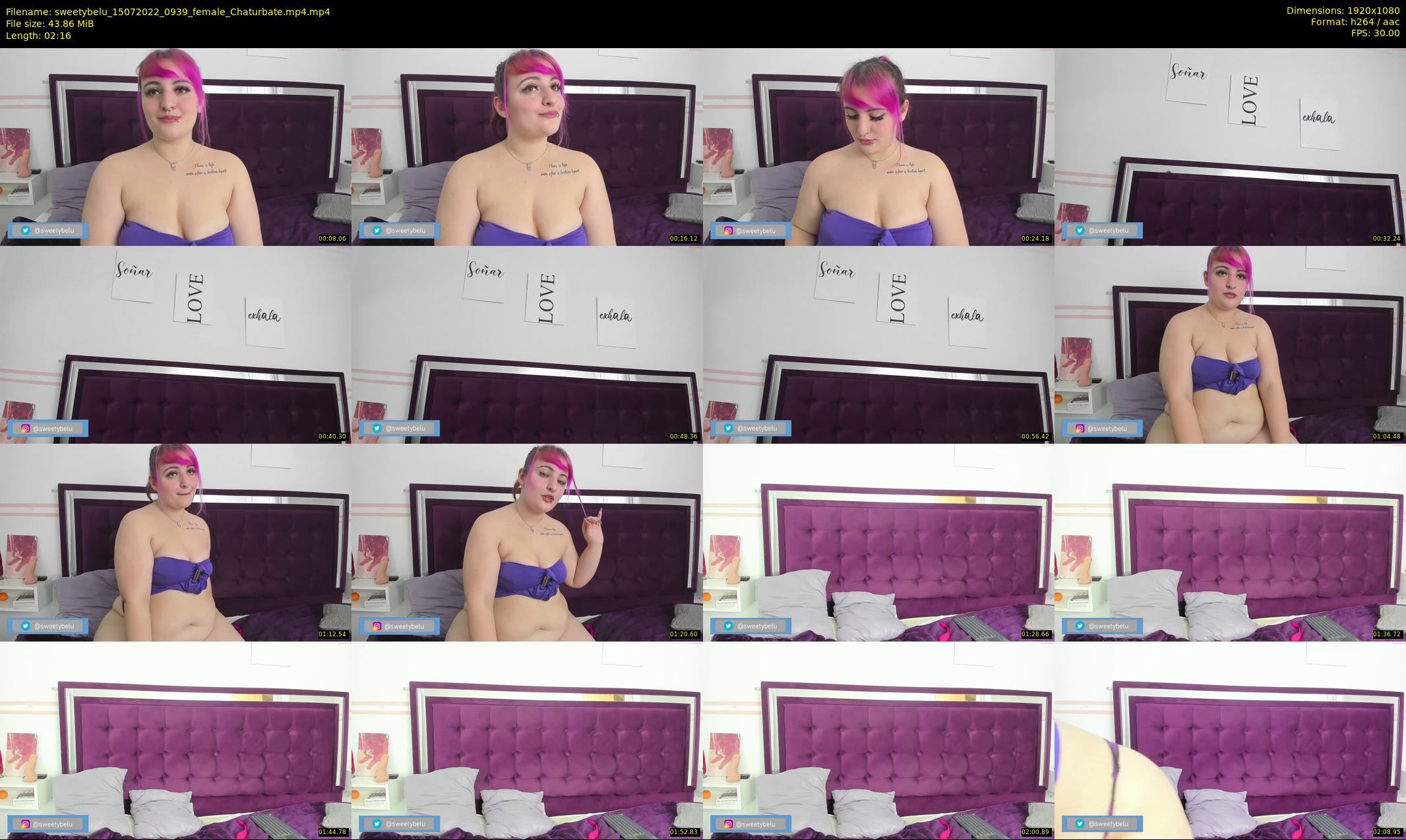 sweetybelu — 3 minute Chaturbate female cam show recording, 1080p, Jul 15, 2022