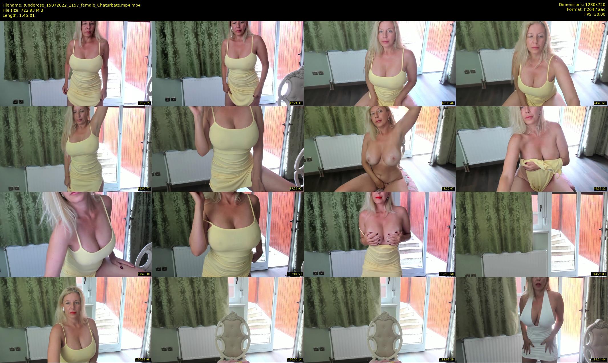 tunderose — 106 minute Chaturbate female cam show recording, 720p, Jul 15, 2022