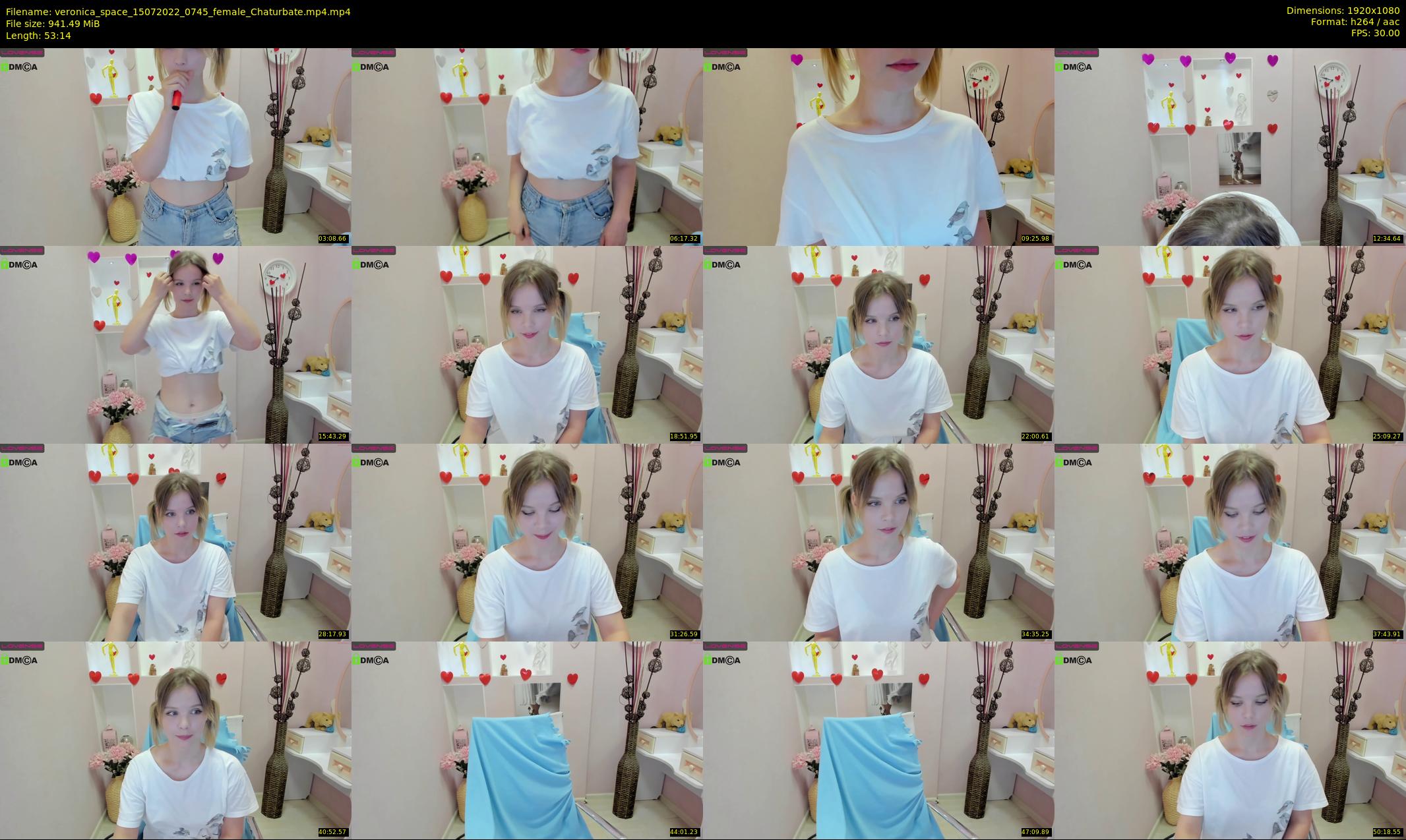 veronica_space — 54 minute Chaturbate female cam show recording, 1080p, Jul 15, 2022