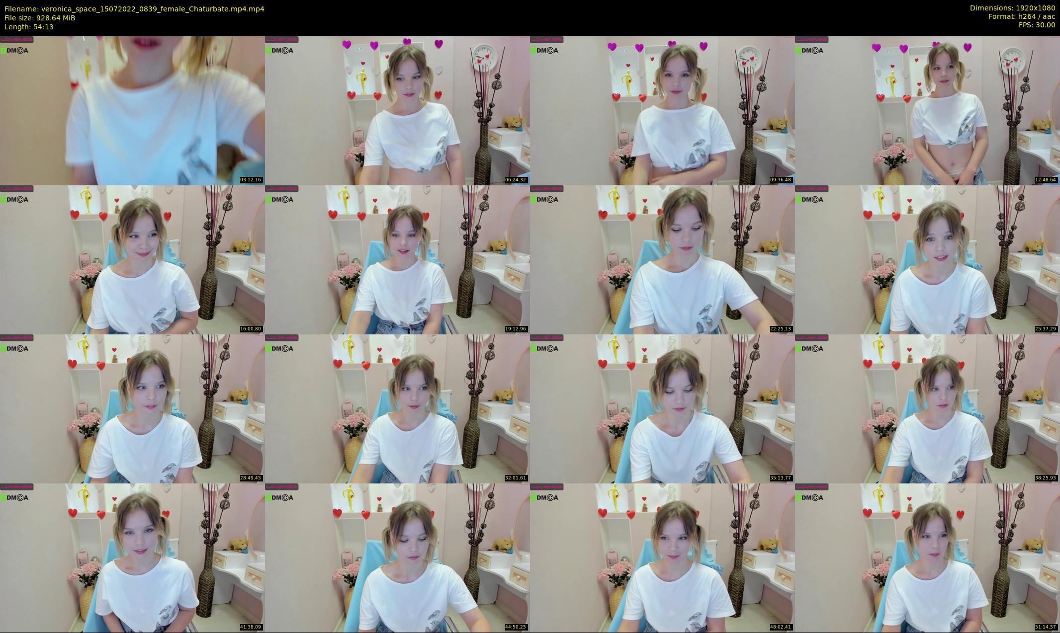 veronica_space — 55 minute Chaturbate female cam show recording, 1080p, Jul 15, 2022