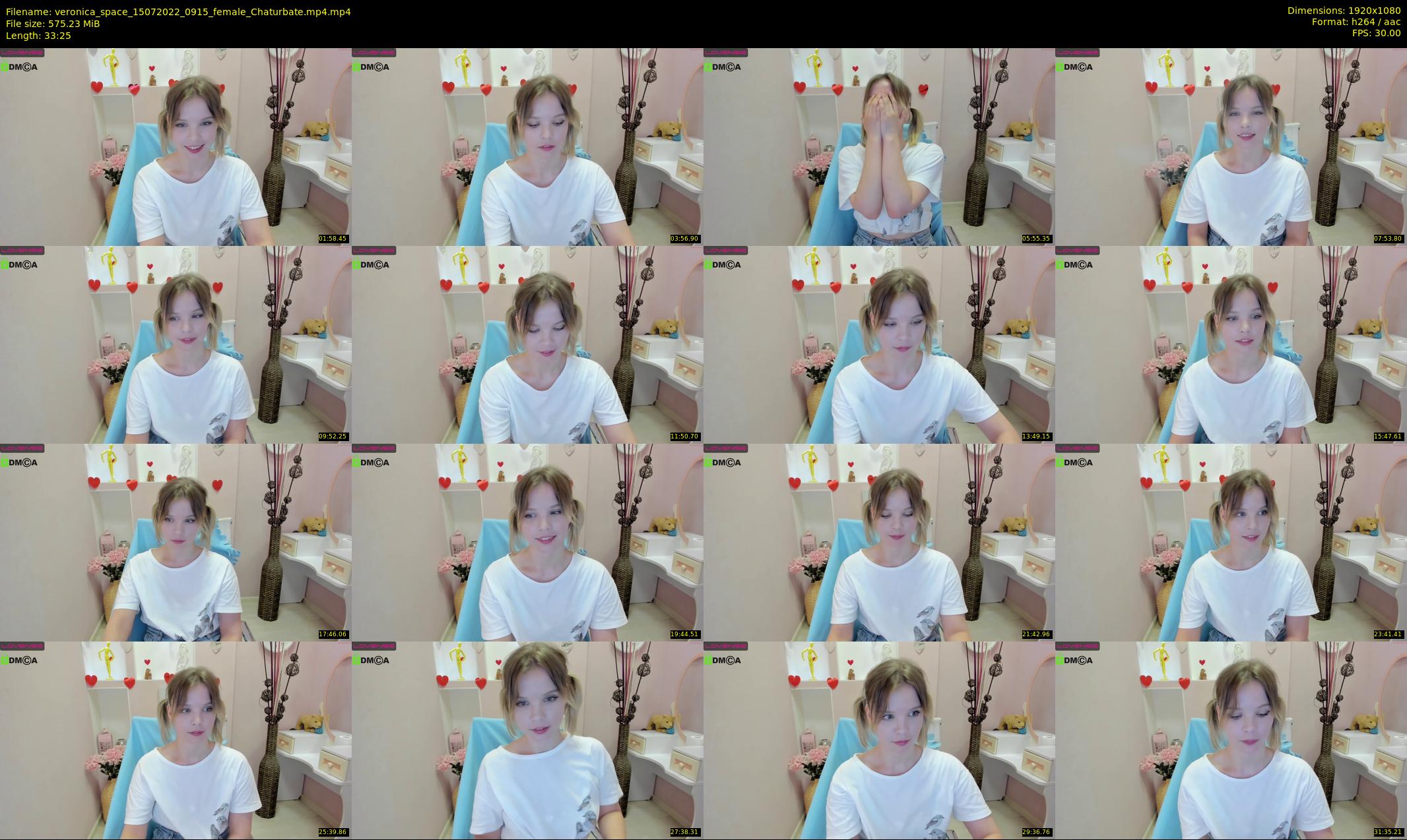veronica_space — 34 minute Chaturbate female cam show recording, 1080p, Jul 15, 2022