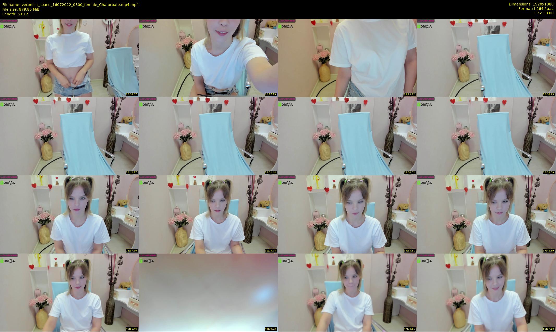 veronica_space — 54 minute Chaturbate female cam show recording, 1080p, Jul 16, 2022