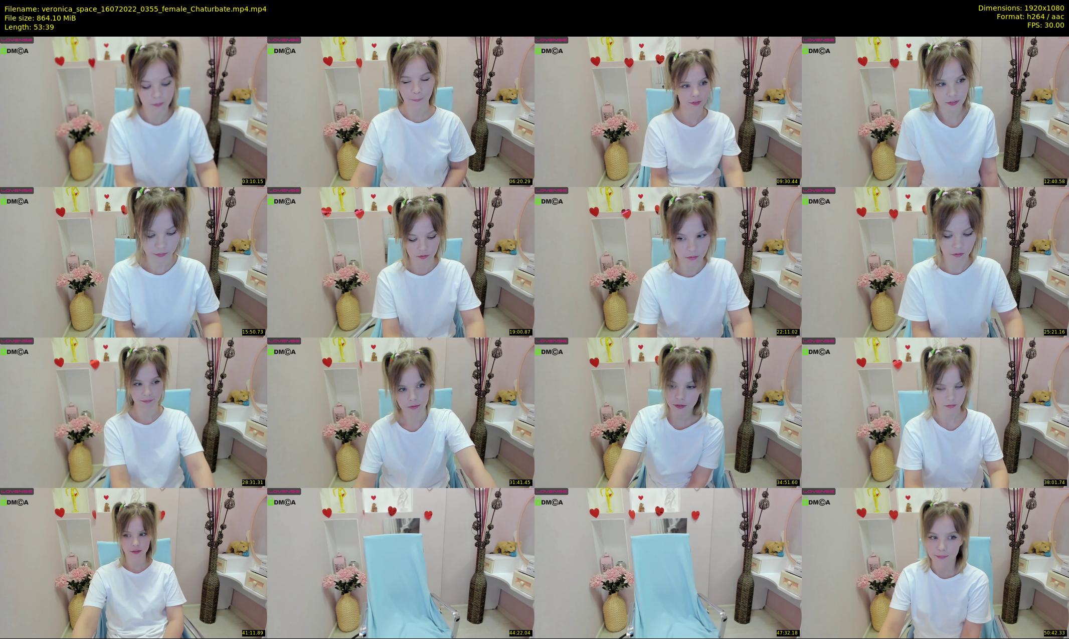 veronica_space — 54 minute Chaturbate female cam show recording, 1080p, Jul 16, 2022