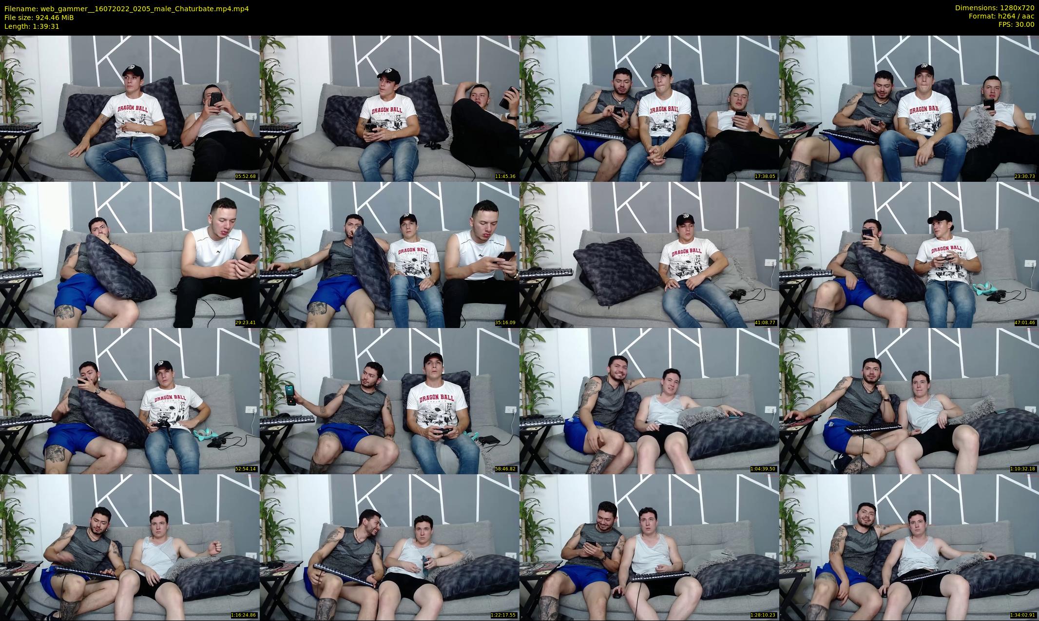 web_gammer_ — 100 minute Chaturbate male cam show recording, 720p, Jul 16, 2022