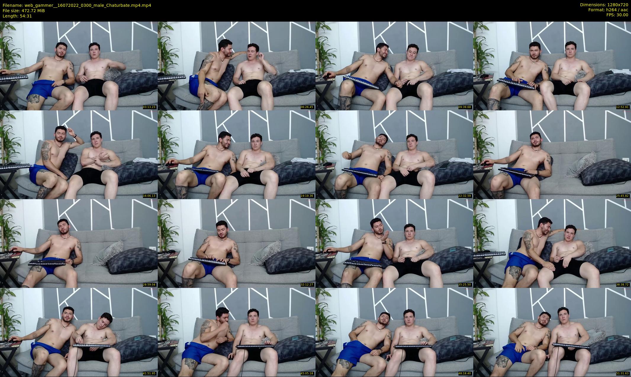 web_gammer_ — 55 minute Chaturbate male cam show recording, 720p, Jul 16, 2022