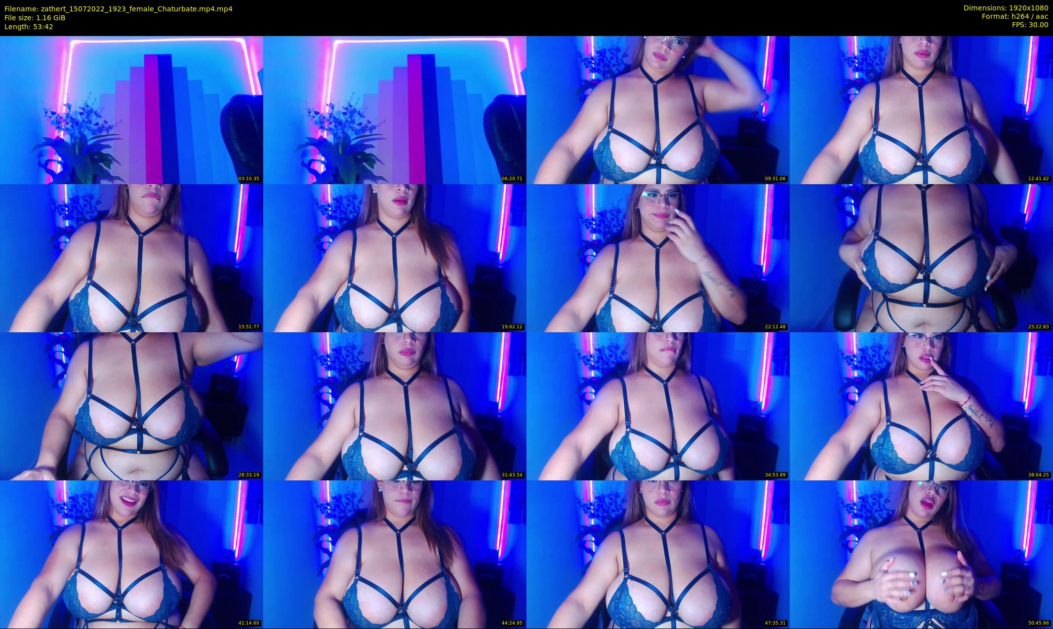 zathert — 54 minute Chaturbate female cam show recording, 1080p, Jul 15, 2022