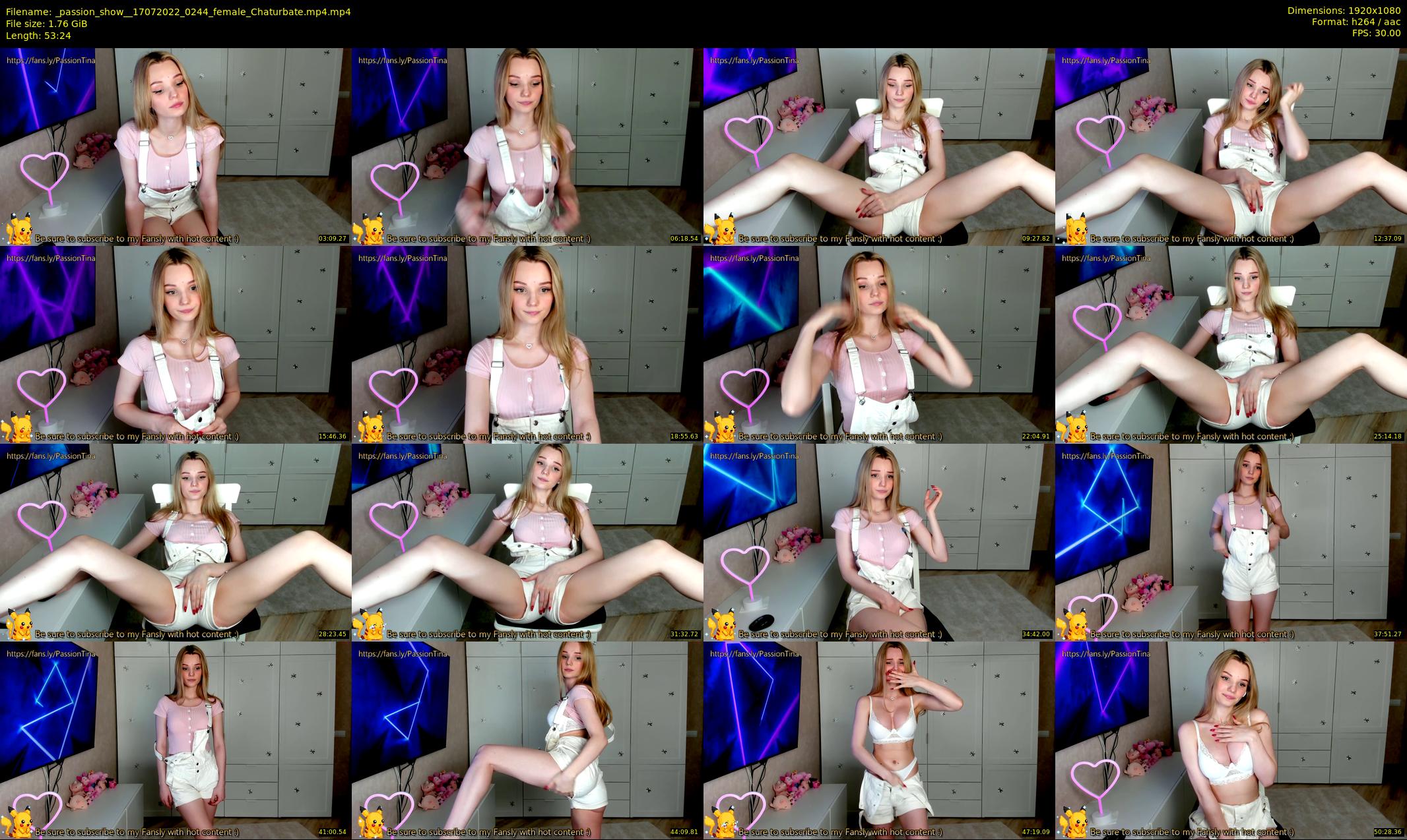 _passion_show_ — 54 minute Chaturbate couple cam show recording, 1080p, Jul 17, 2022