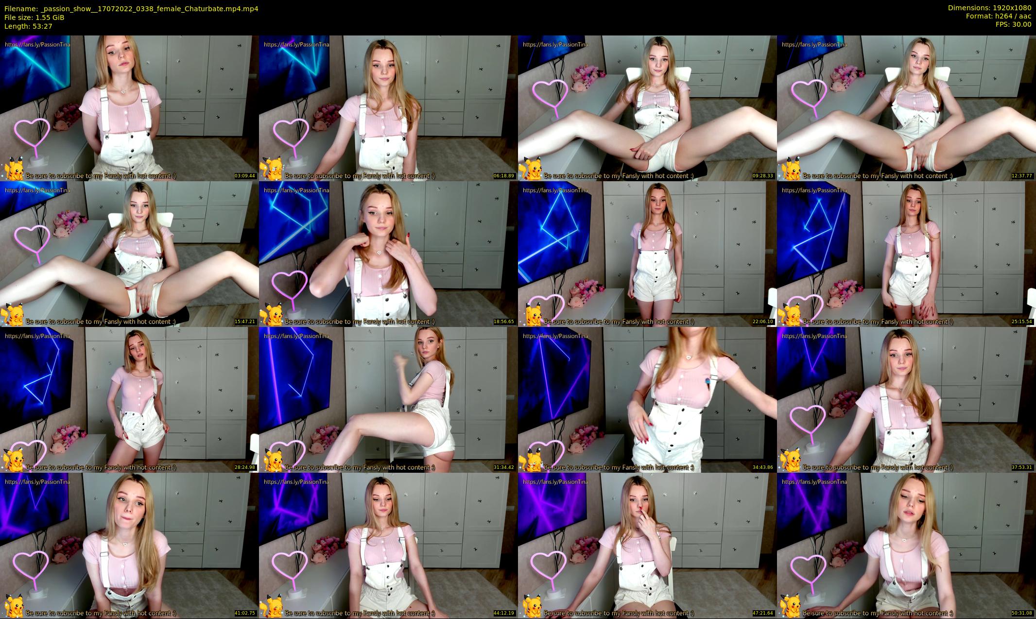 _passion_show_ — 54 minute Chaturbate couple cam show recording, 1080p, Jul 17, 2022