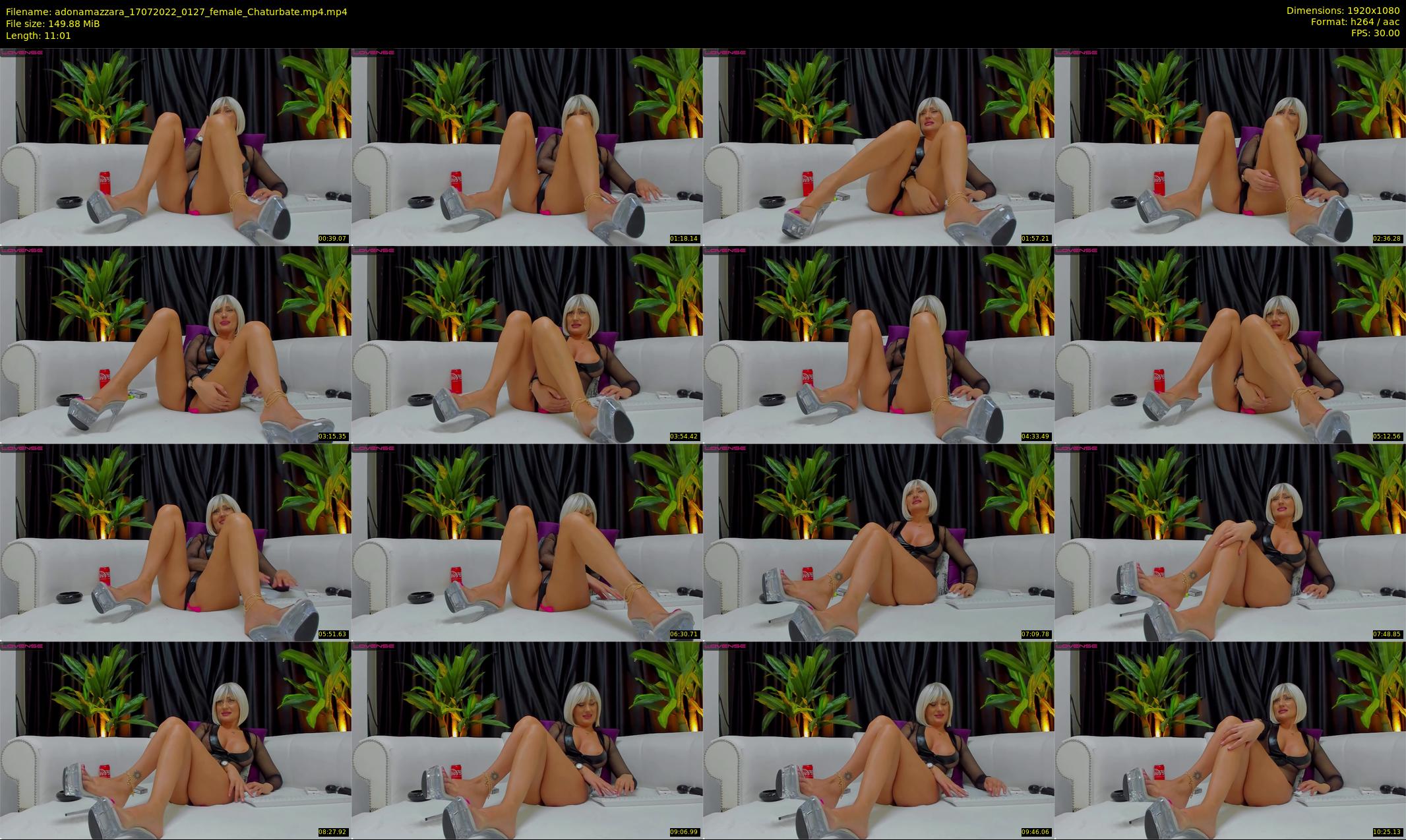 adonamazzara — 12 minute Chaturbate female cam show recording, 1080p, Jul 17, 2022