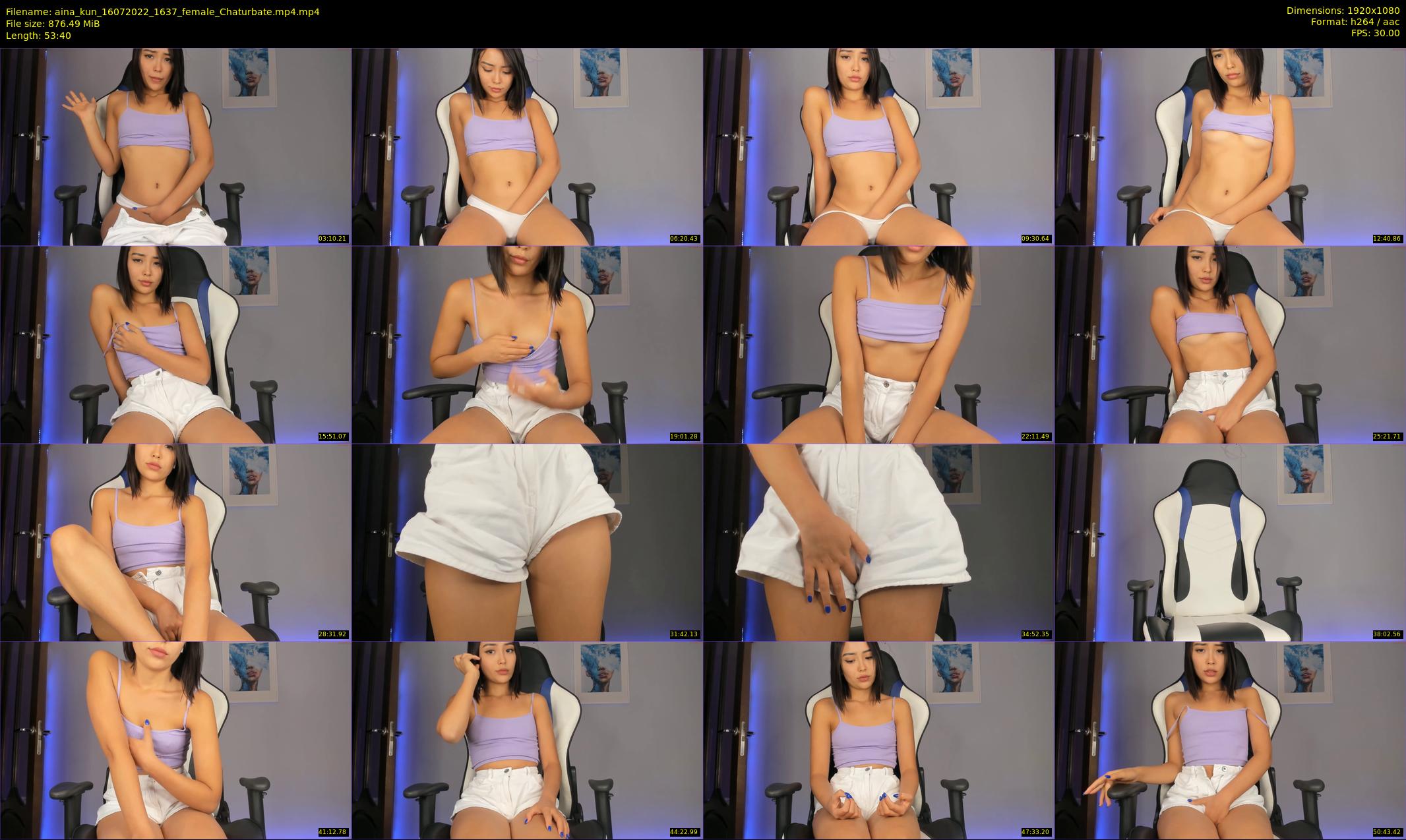 aina_kun — 54 minute Chaturbate female cam show recording, 1080p, Jul 16, 2022