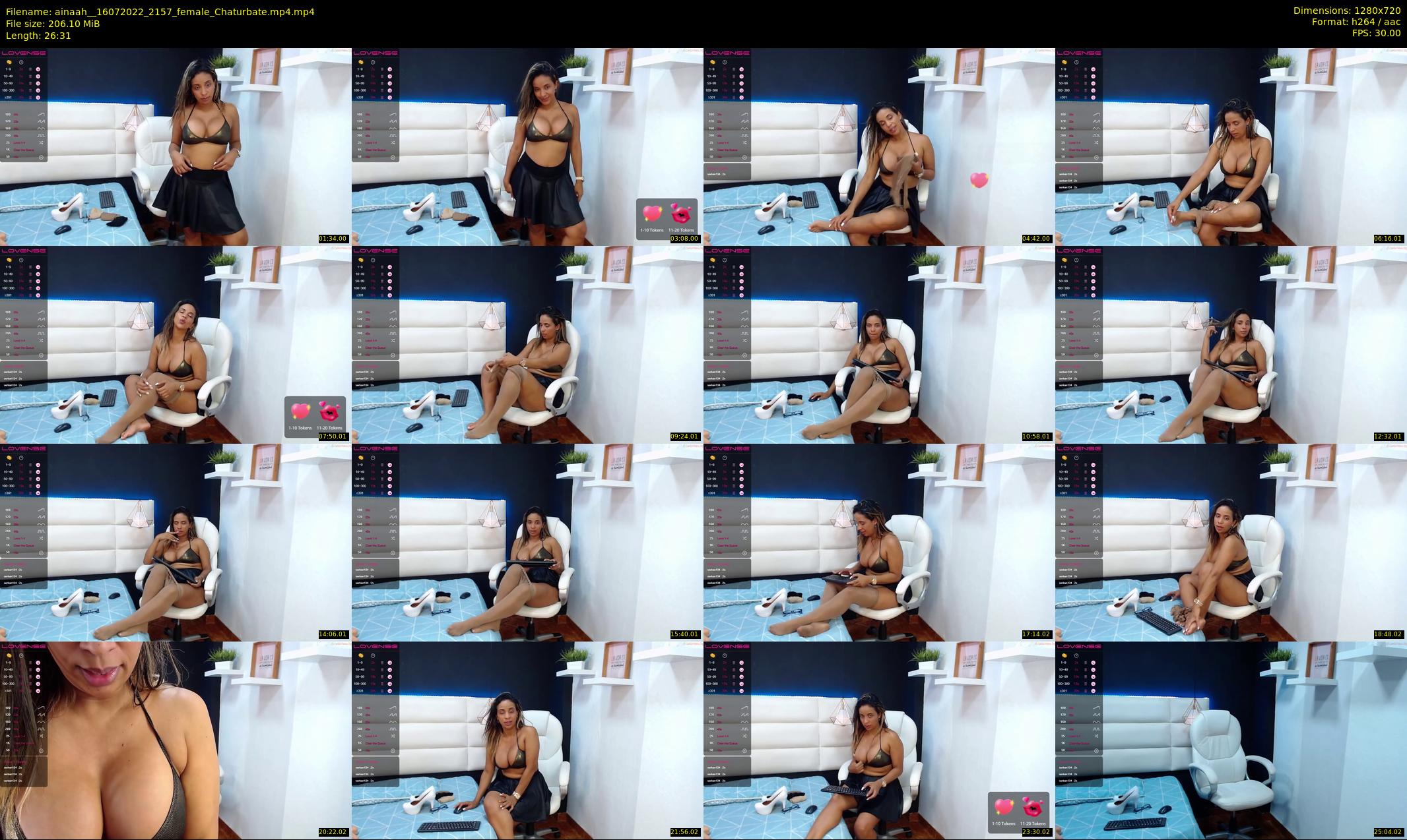 ainaah_ — 27 minute Chaturbate female cam show recording, 720p, Jul 16, 2022