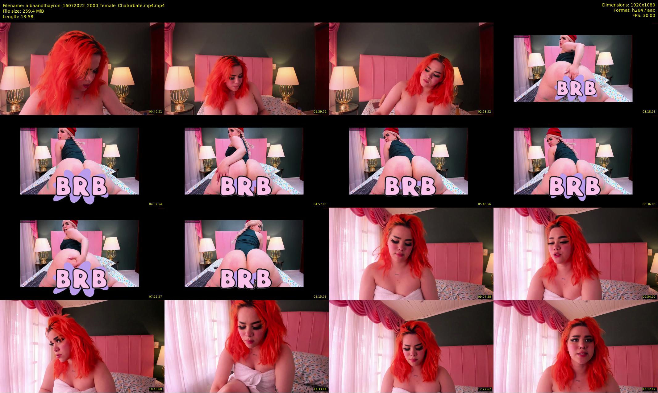 albaandthayron — 14 minute Chaturbate couple cam show recording, 1080p, Jul 16, 2022