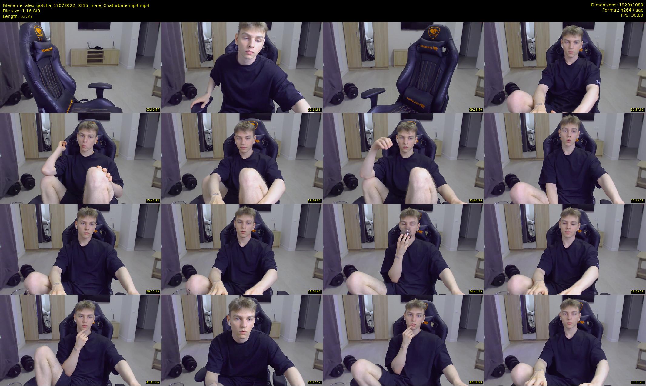 alex_gotcha — 54 minute Chaturbate male cam show recording, 1080p, Jul 17, 2022