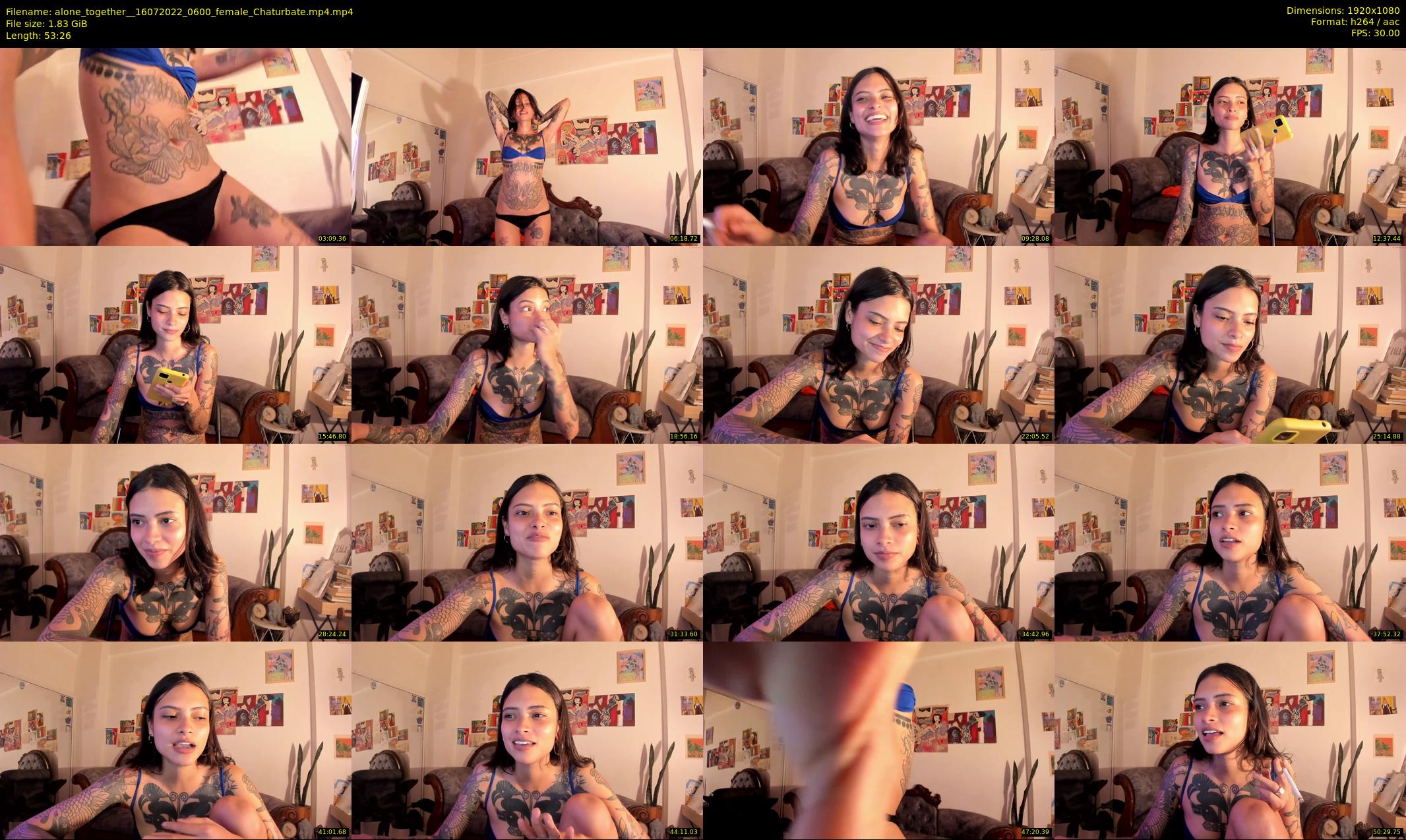 alone_together_ — 54 minute Chaturbate female cam show recording, 1080p, Jul 16, 2022