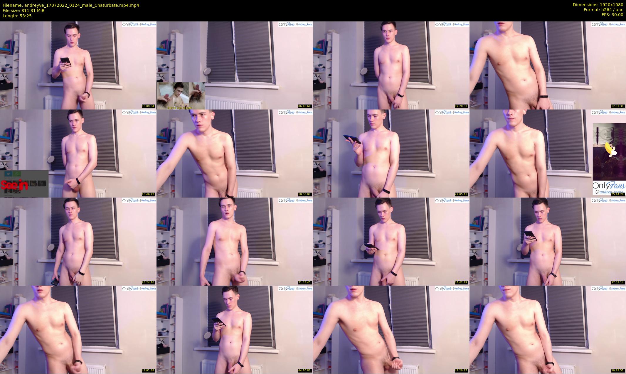andreyve — 54 minute Chaturbate male cam show recording, 1080p, Jul 17, 2022