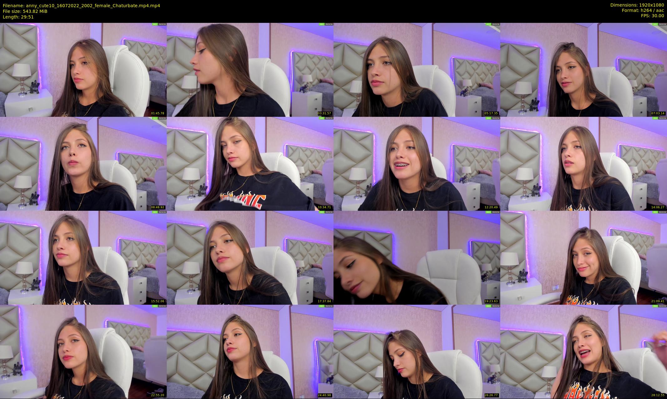 anny_cute10 — 30 minute Chaturbate female cam show recording, 1080p, Jul 16, 2022
