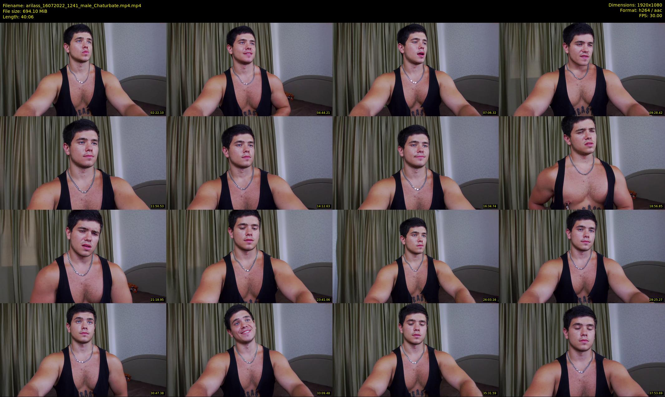 arilass — 41 minute Chaturbate male cam show recording, 1080p, Jul 16, 2022