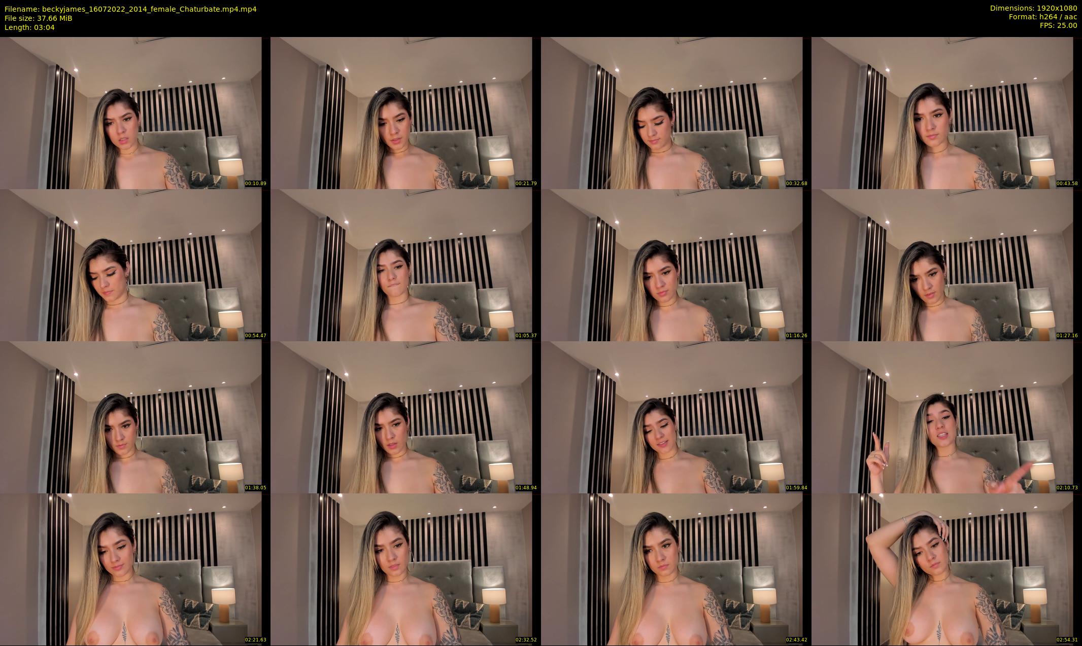 beckyjames — 4 minute Chaturbate female cam show recording, 1080p, Jul 16, 2022
