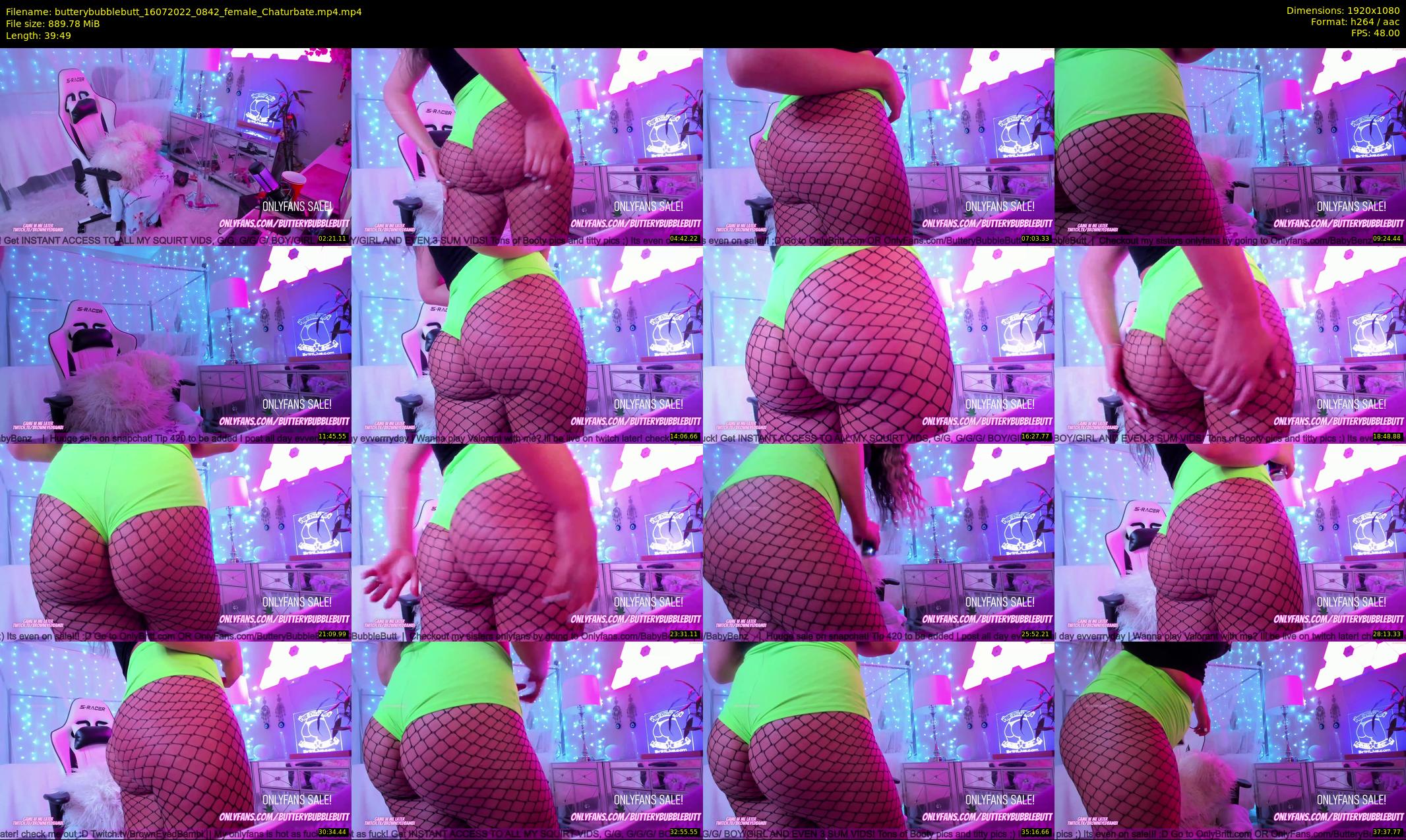 butterybubblebutt — 40 minute Chaturbate couple cam show recording, 1080p, Jul 16, 2022