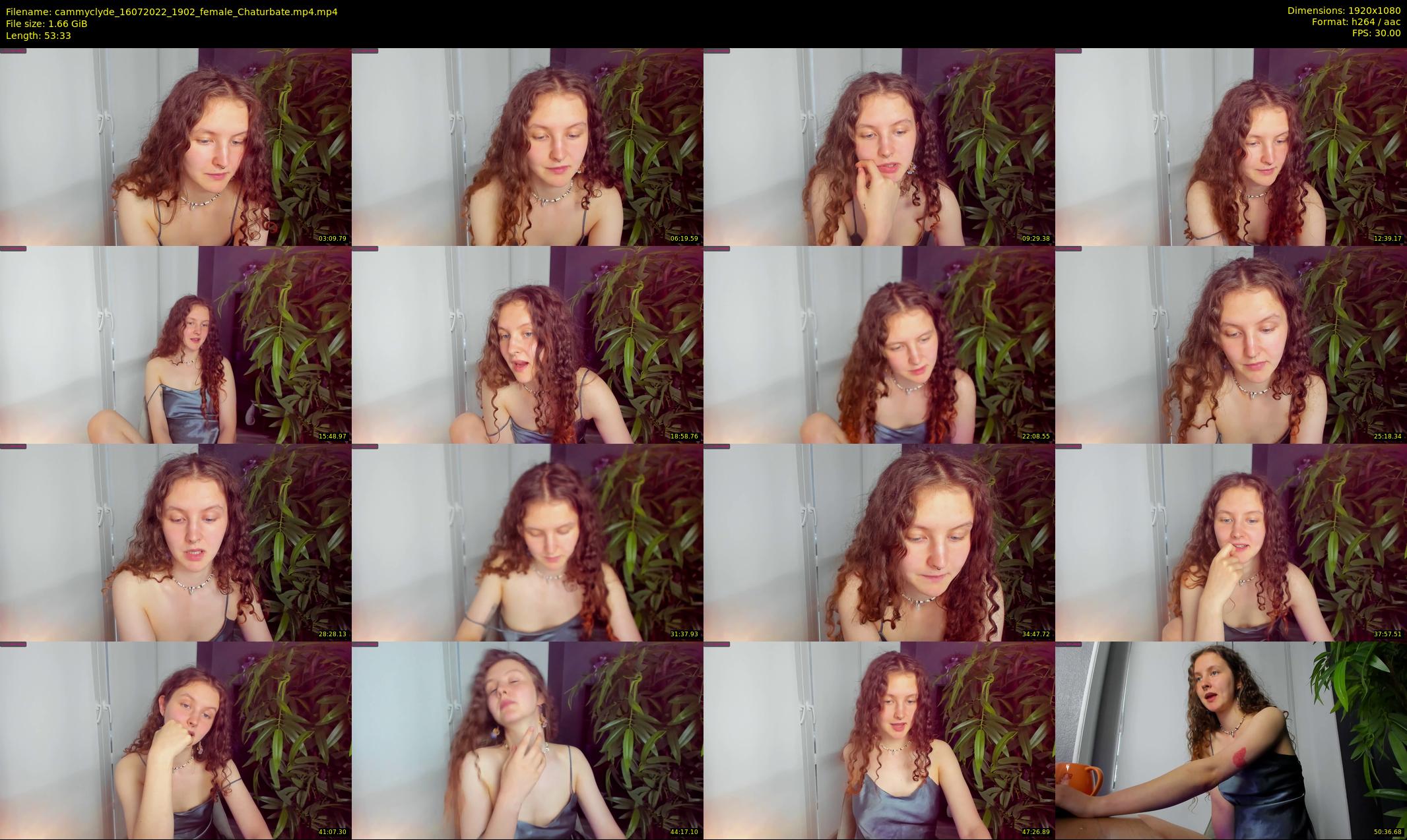 cammyclyde — 54 minute Chaturbate female cam show recording, 1080p, Jul 16, 2022