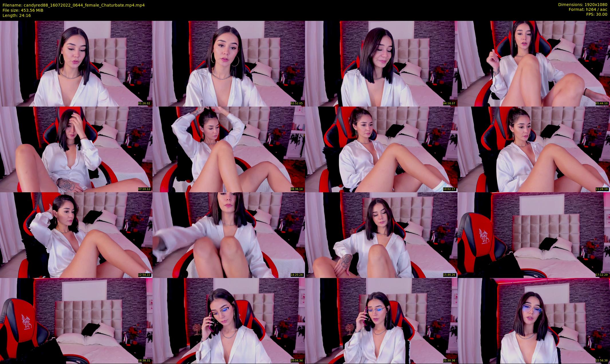candyred88 — 25 minute Chaturbate female cam show recording, 1080p, Jul 16, 2022
