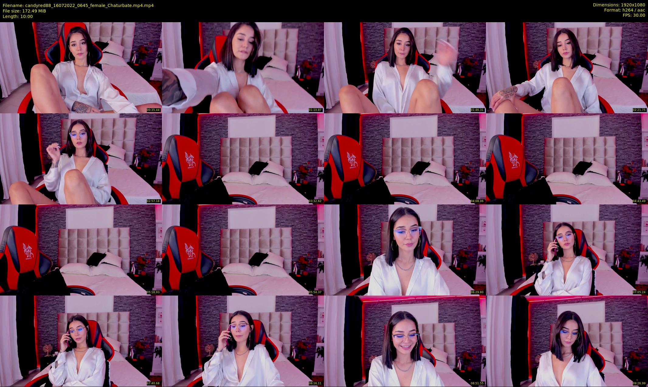 candyred88 — 10 minute Chaturbate female cam show recording, 1080p, Jul 16, 2022
