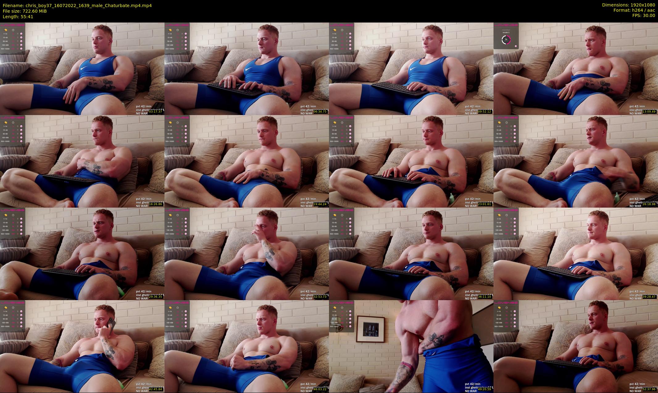 chris_boy37 — 56 minute Chaturbate male cam show recording, 1080p, Jul 16, 2022