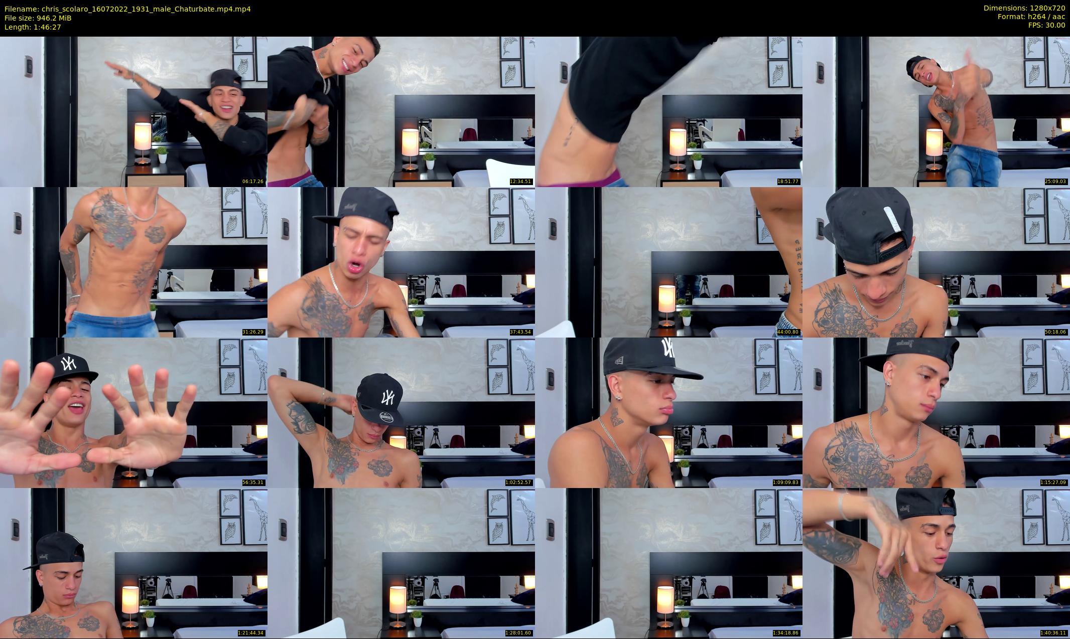 chris_scolaro — 107 minute Chaturbate male cam show recording, 720p, Jul 16, 2022