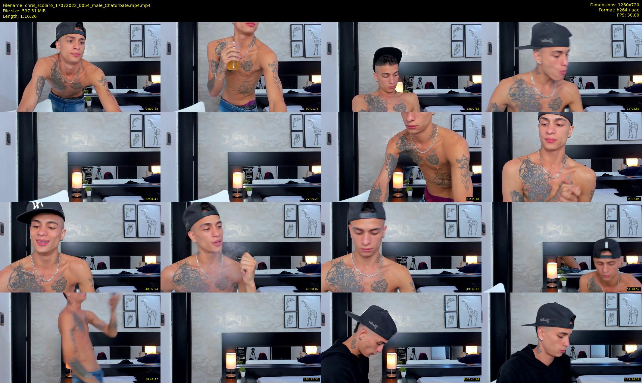 chris_scolaro — 77 minute Chaturbate male cam show recording, 720p, Jul 17, 2022