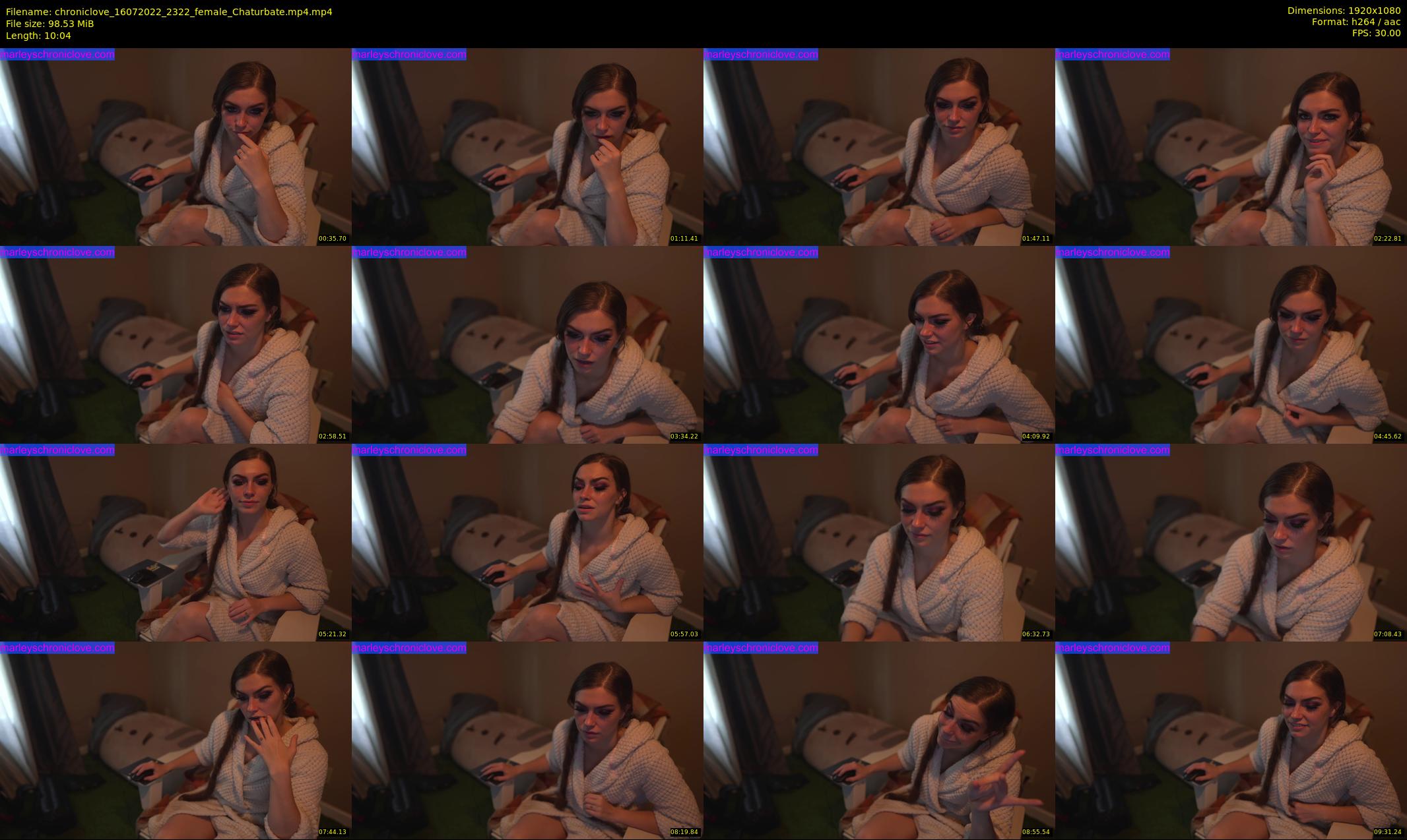 chroniclove — 11 minute Chaturbate female cam show recording, 1080p, Jul 16, 2022