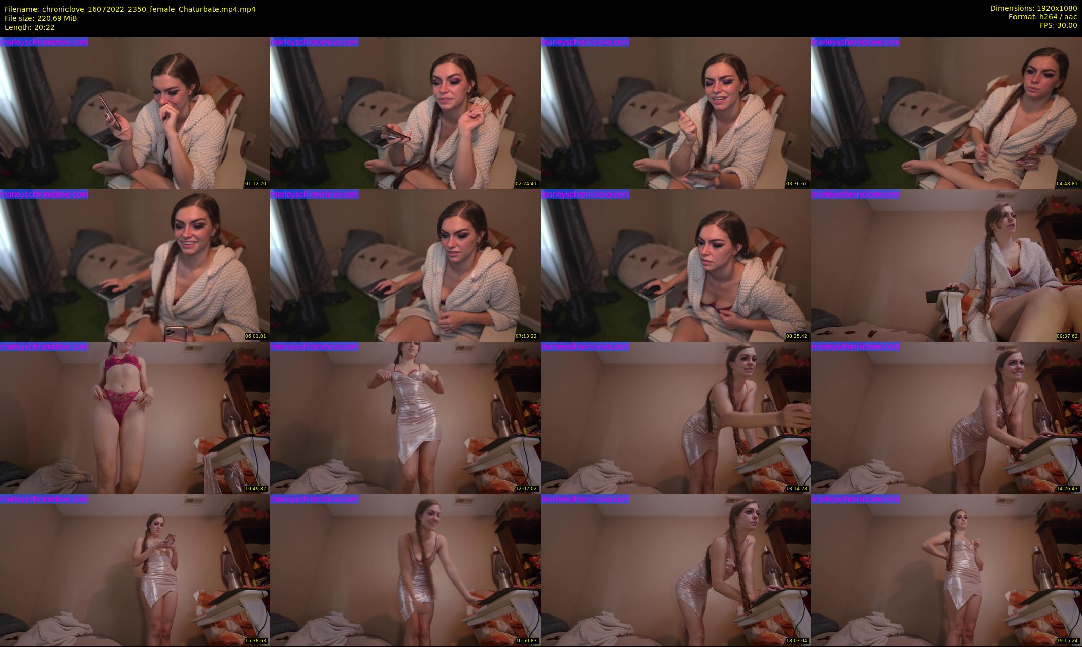 chroniclove — 21 minute Chaturbate female cam show recording, 1080p, Jul 16, 2022