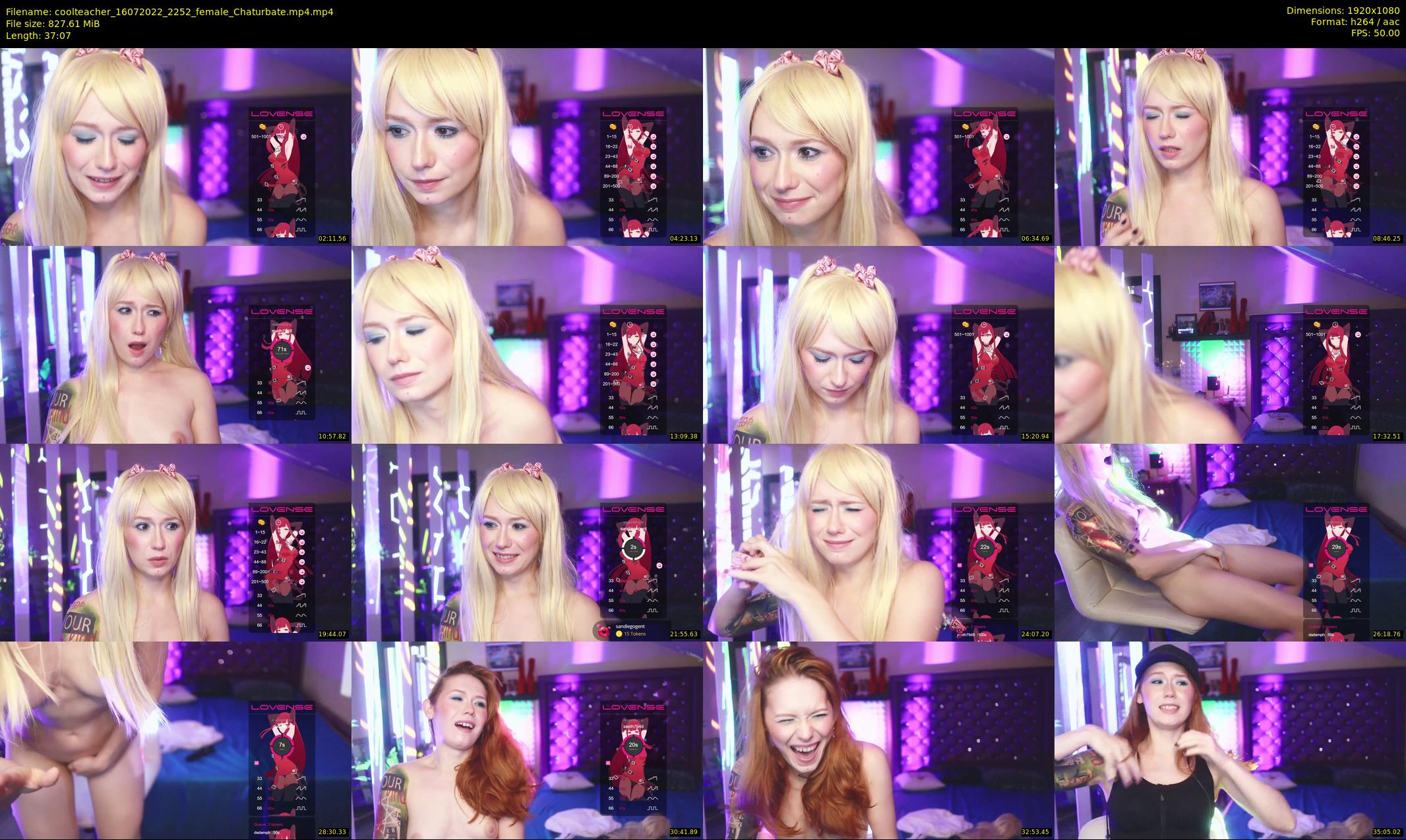 coolteacher — 38 minute Chaturbate female cam show recording, 1080p, Jul 16, 2022