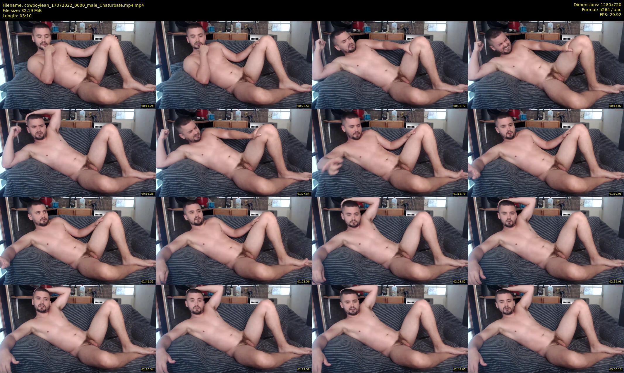 cowboylean — 4 minute Chaturbate male cam show recording, 720p, Jul 17, 2022