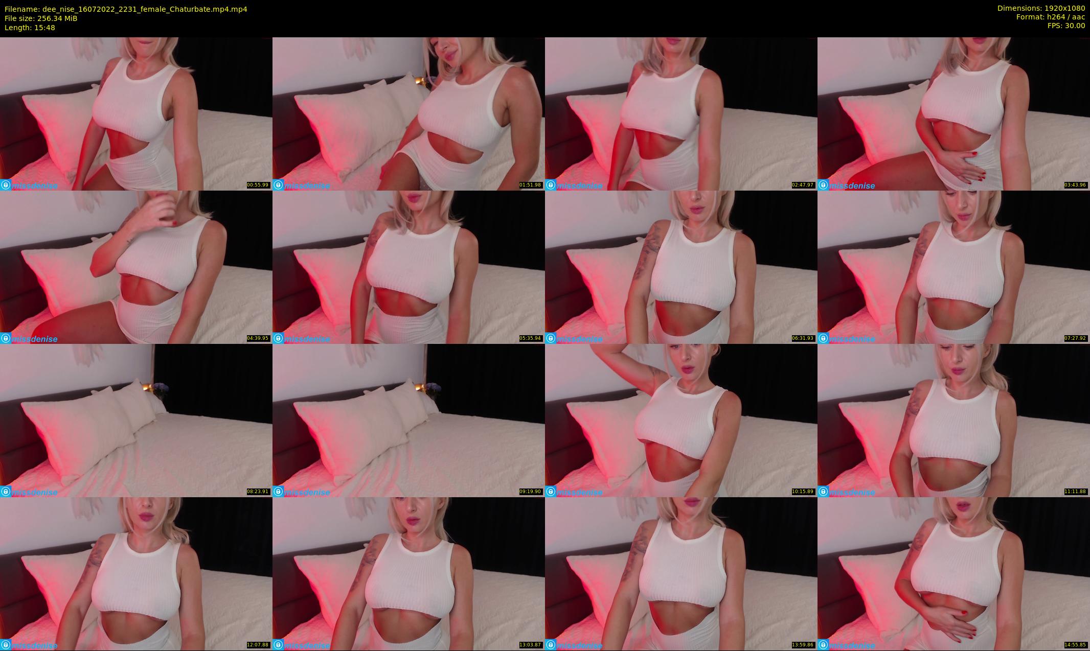 dee_nise — 16 minute Chaturbate female cam show recording, 1080p, Jul 16, 2022