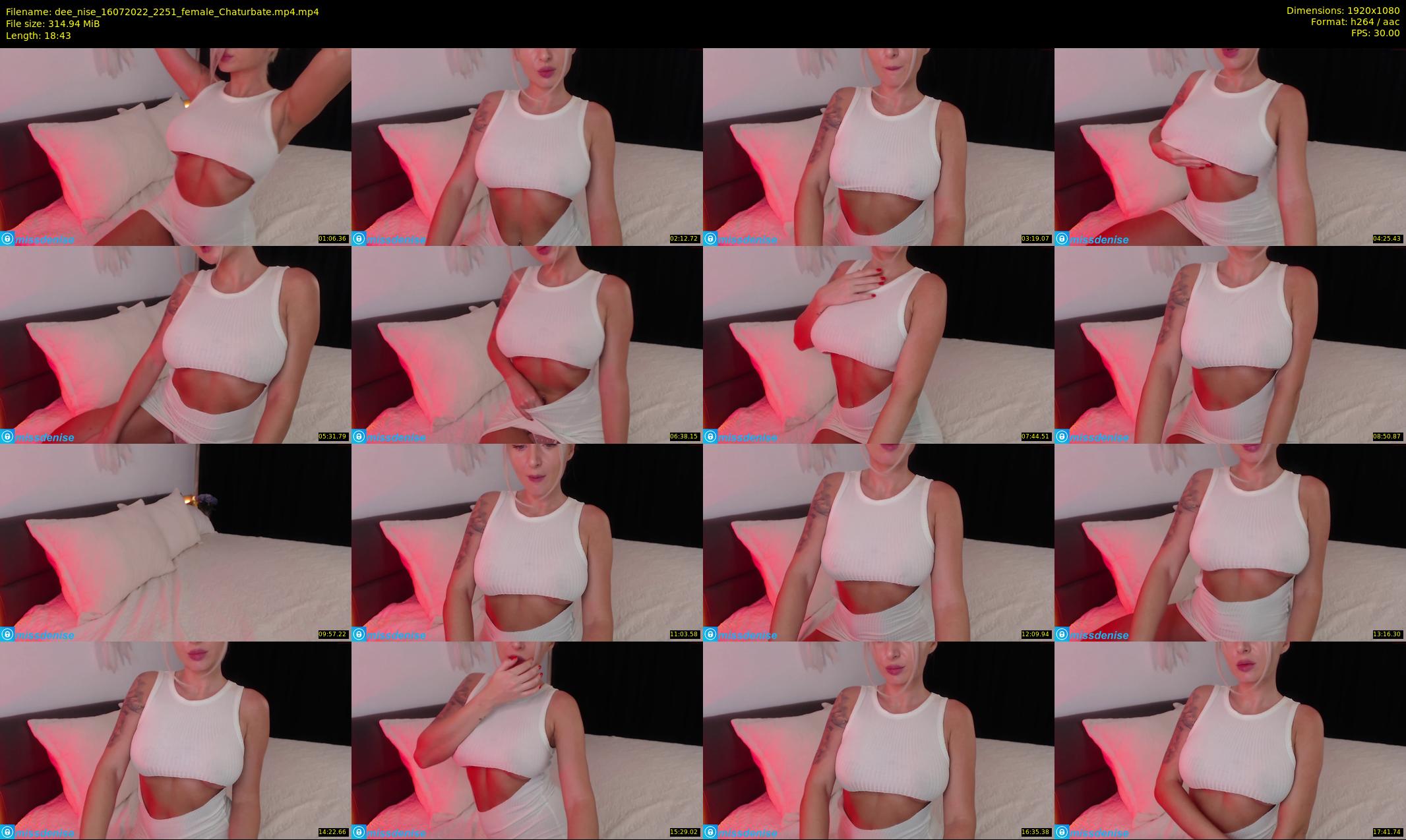 dee_nise — 19 minute Chaturbate female cam show recording, 1080p, Jul 16, 2022