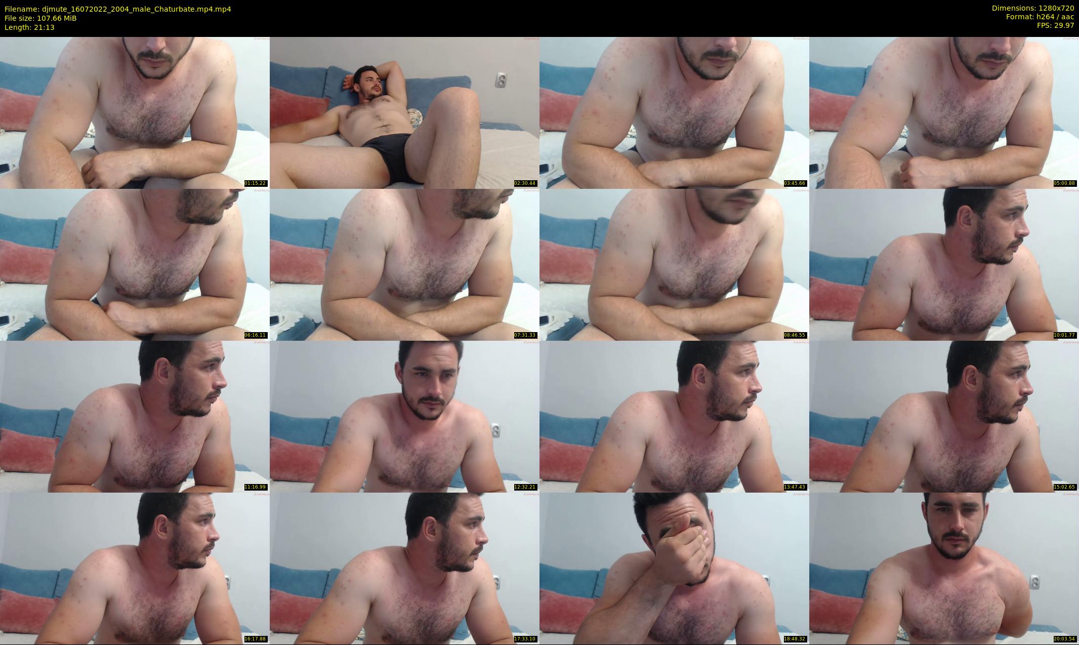 djmute — 22 minute Chaturbate male cam show recording, 720p, Jul 16, 2022