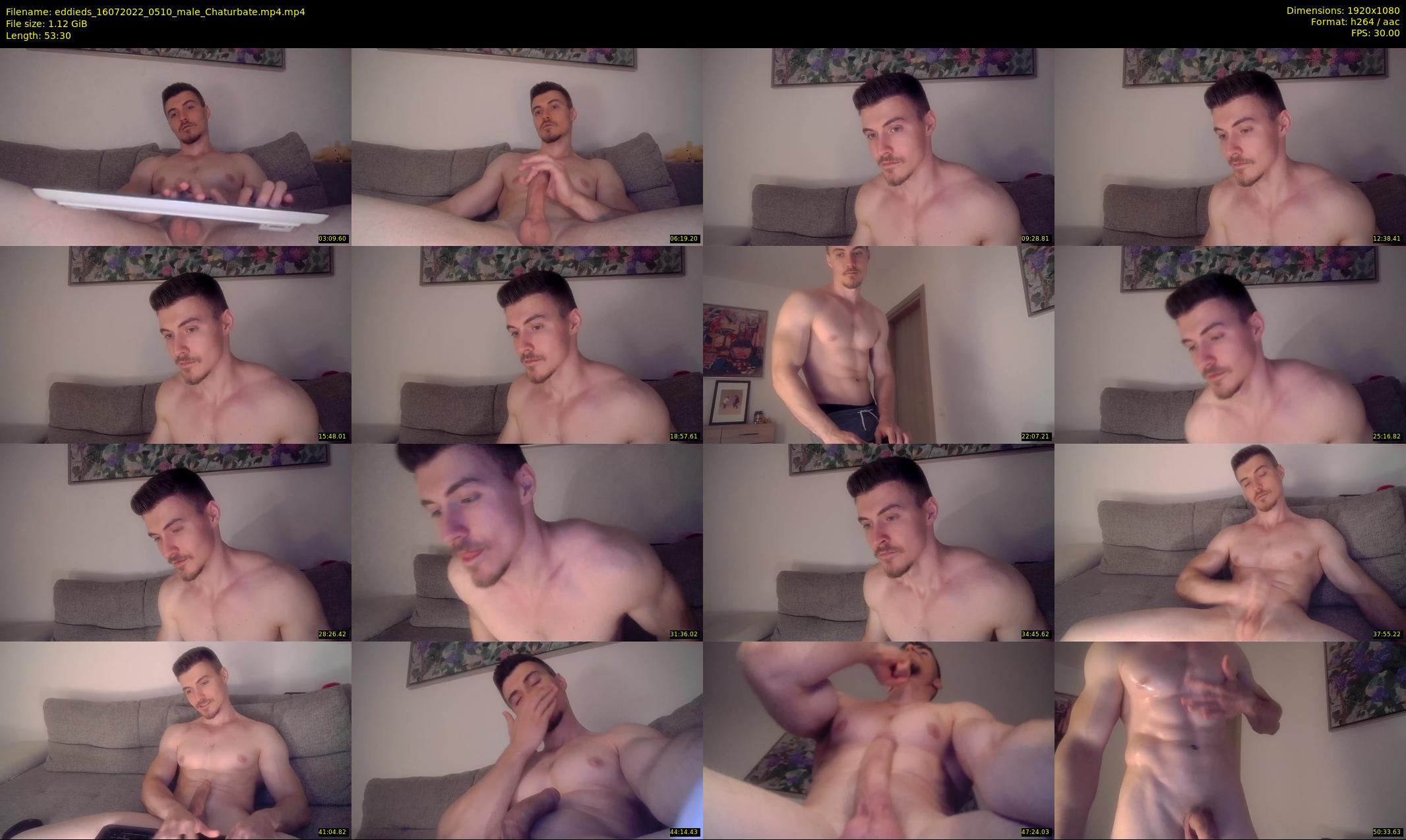 eddieds — 54 minute Chaturbate male cam show recording, 1080p, Jul 16, 2022